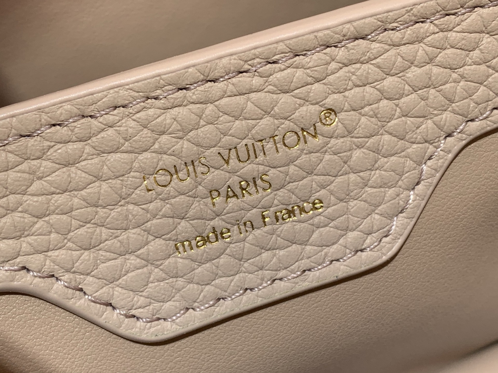 Louis Vuitton Basic Bag Cow Leather Gray M-l-s