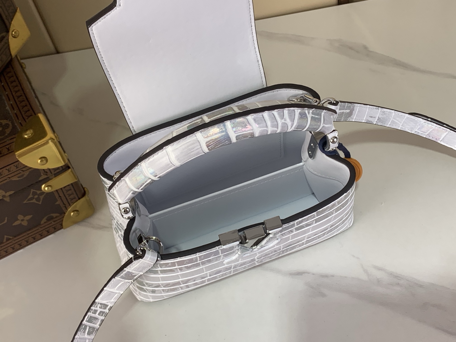 Louis Vuitton Basic Bag Cow Leather M-l-s