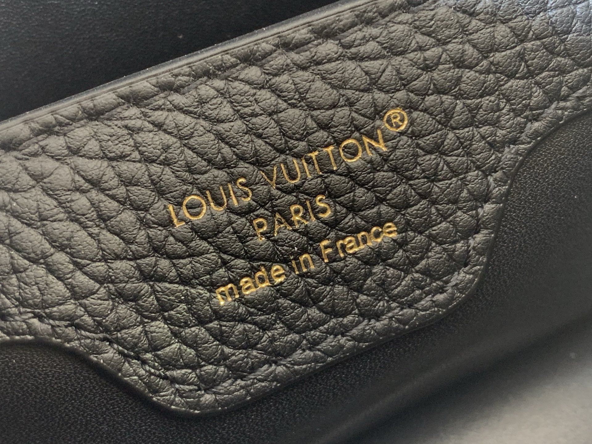 Louis Vuitton Basic Bag Cow Leather Black M-l-s