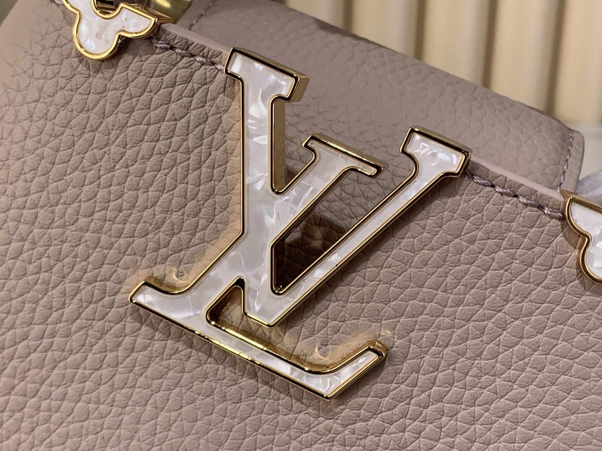 Louis Vuitton Basic Bag Cow Leather Gray M-l-s