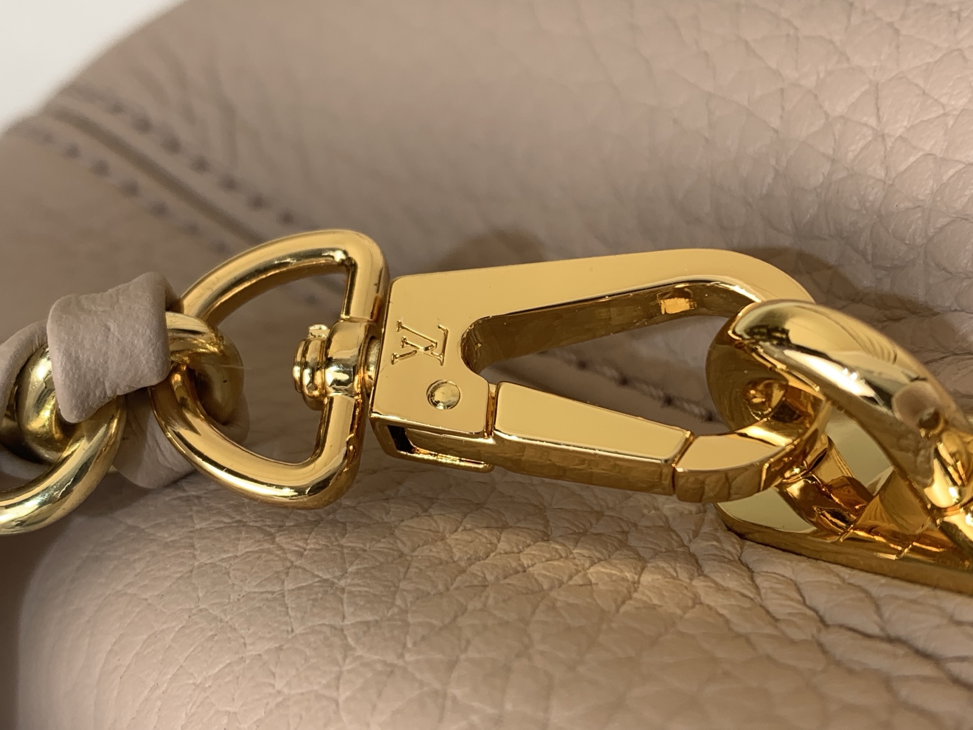 Louis Vuitton Basic Bag Cow Leather Gray M-l-s