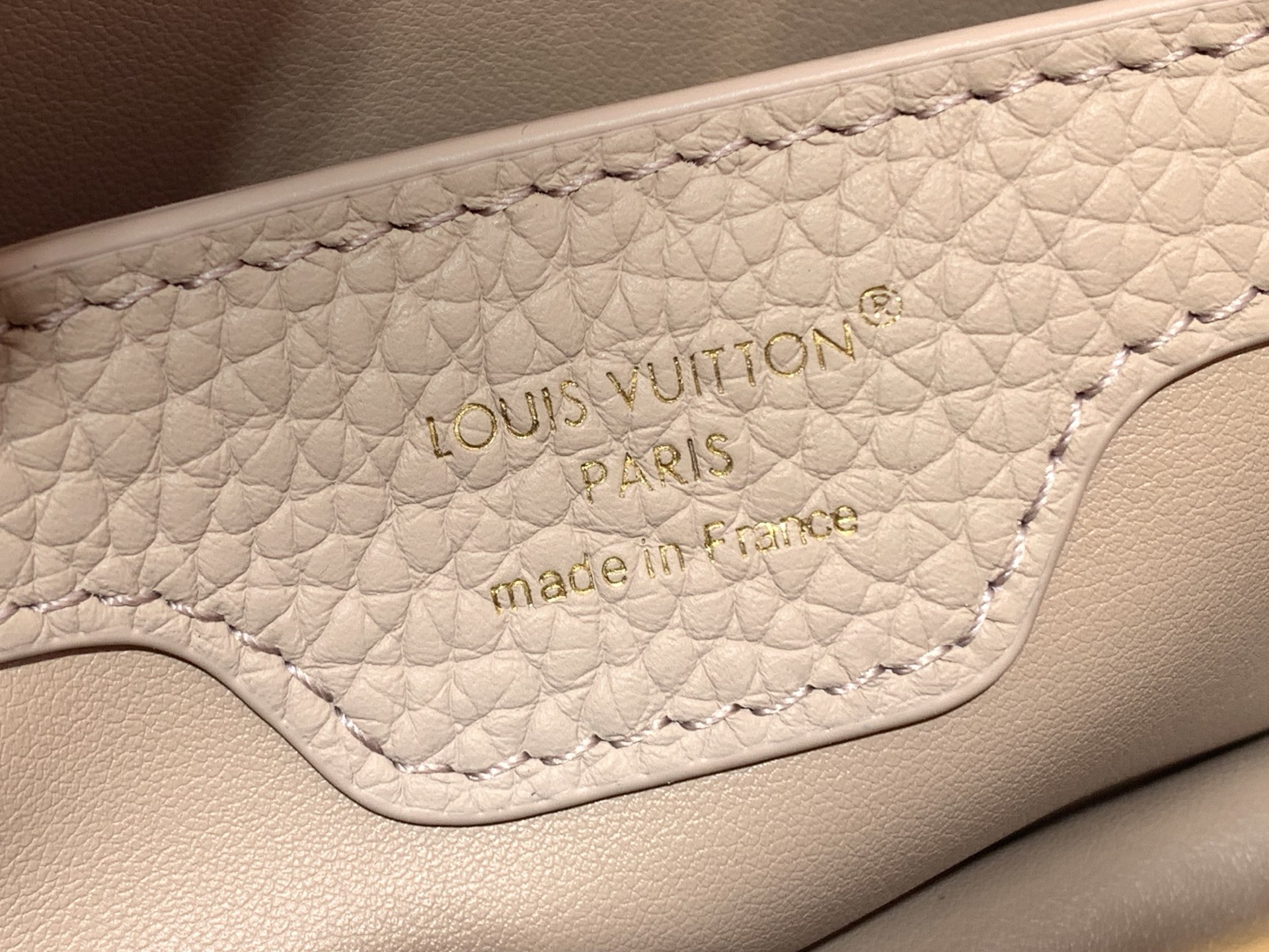 Louis Vuitton Basic Bag Cow Leather Gray M-l-s