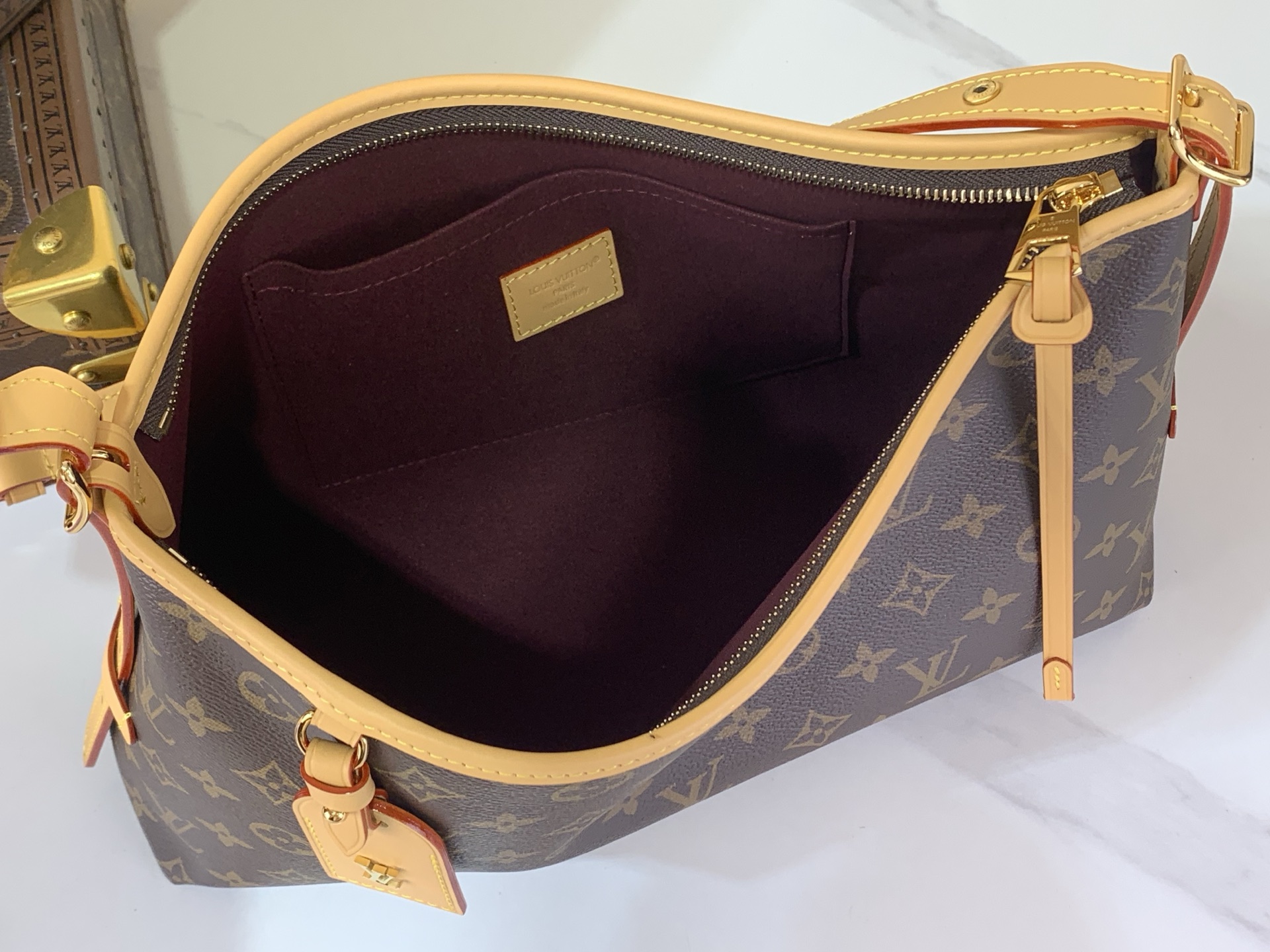 Louis Vuitton Clutch Bag Canvas M-l-s