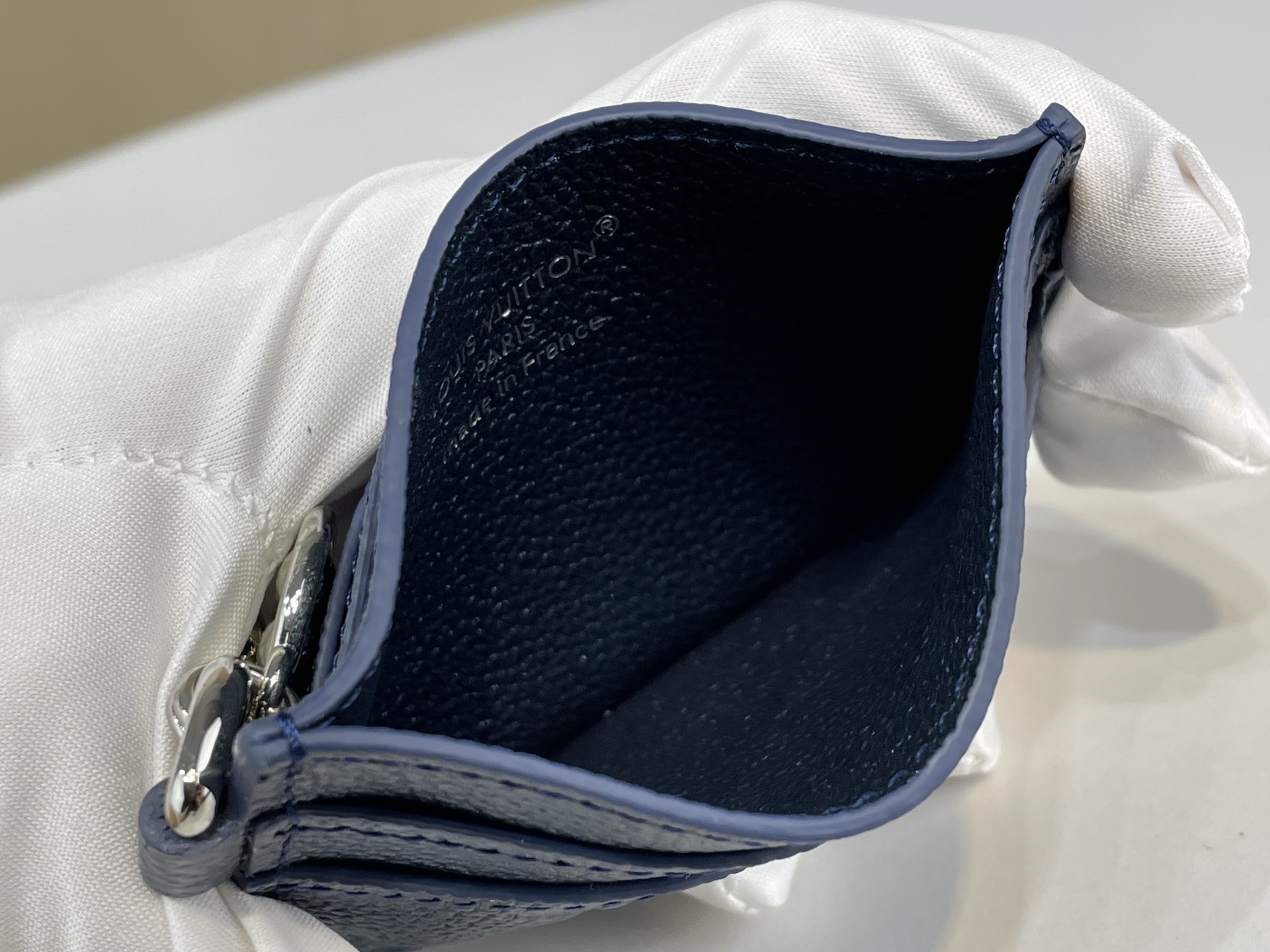 Basic Bag Cow Leather Blue M-l-s