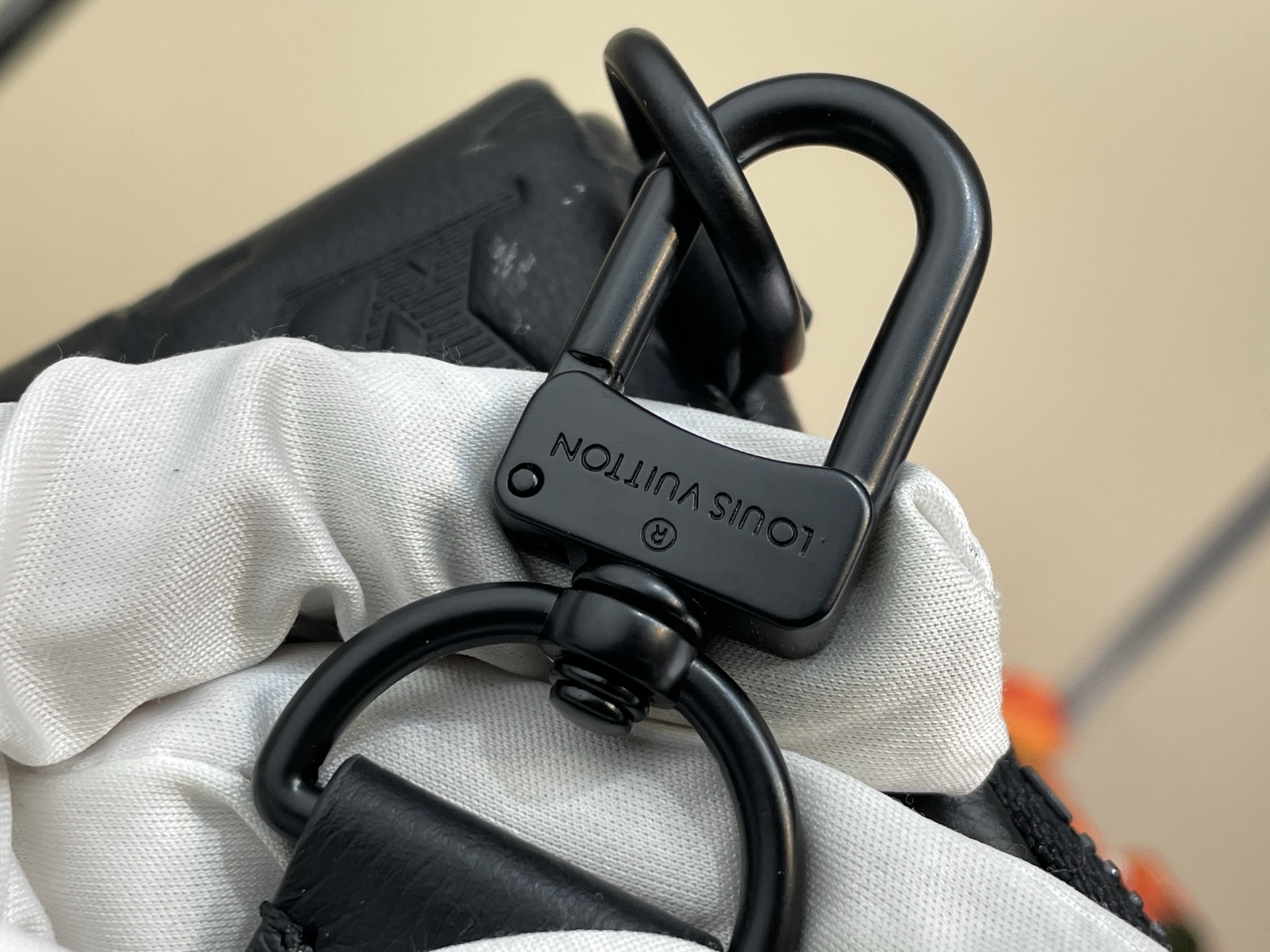 Louis Vuitton Crossbody Bag Sheepskin Black M-l-s