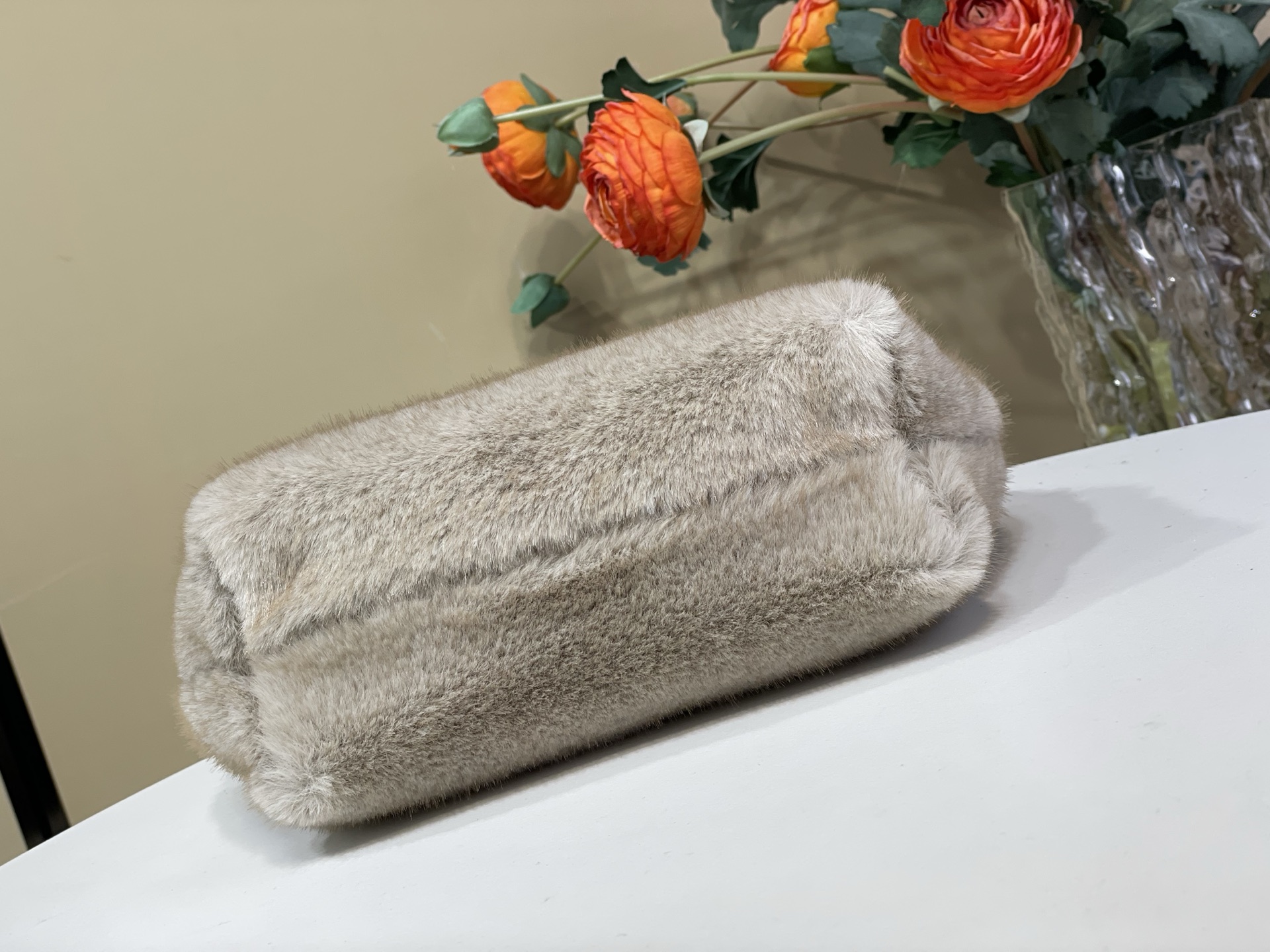 Basic Bag Sheepskin Gray M-l-s