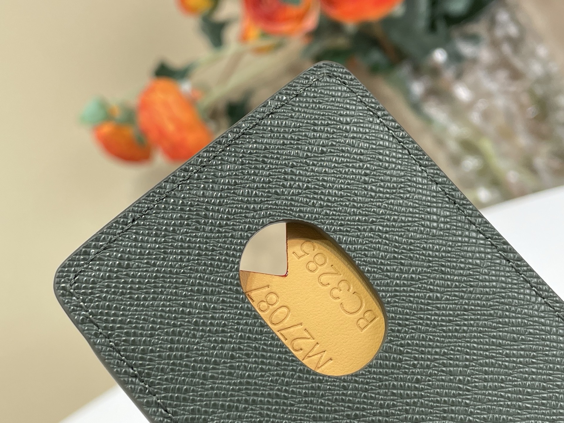 Louis Vuitton Basic Bag Cow Leather Green M-l-s