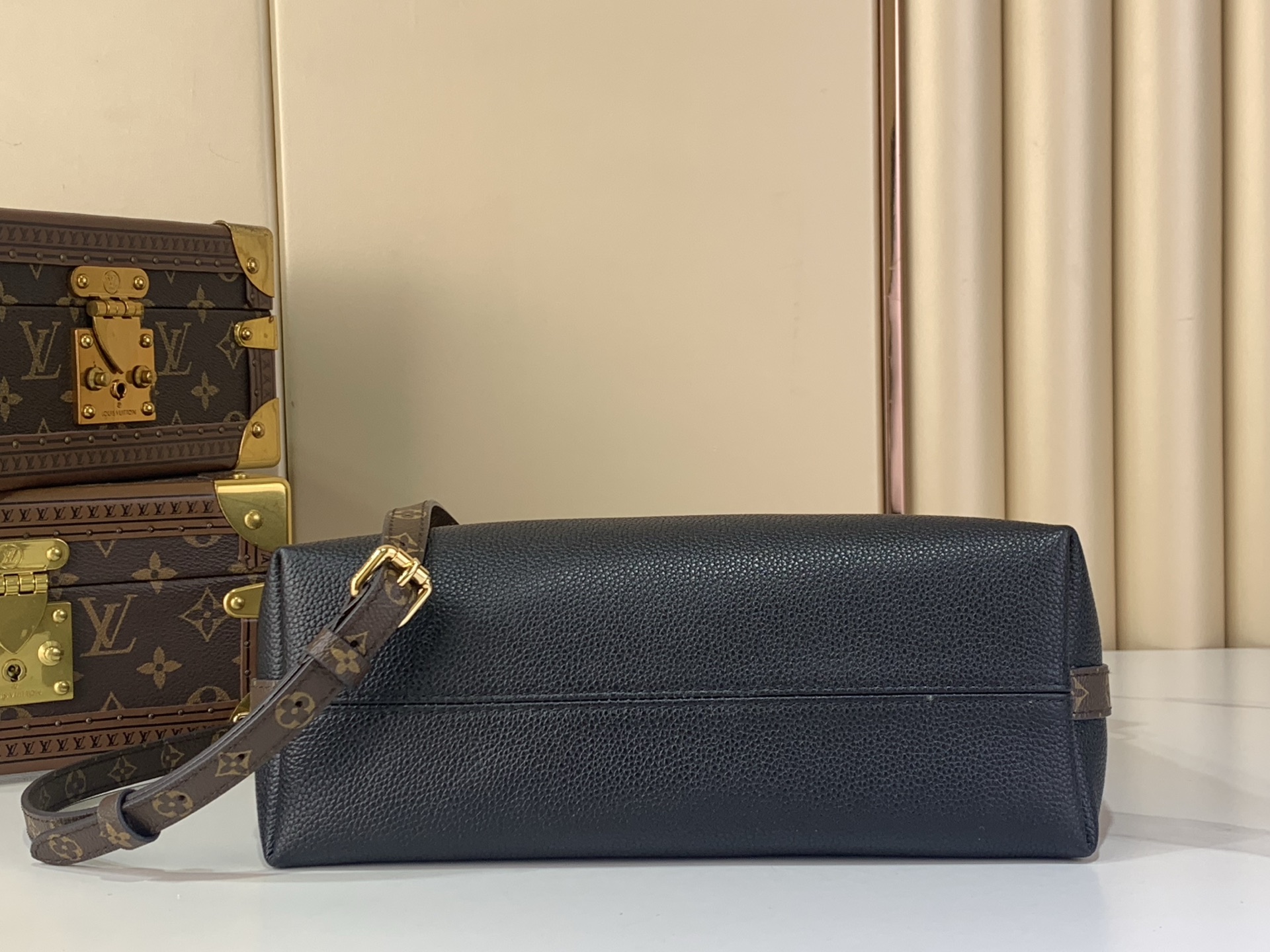 Louis Vuitton Basic Bag Canvas Black M-l-s