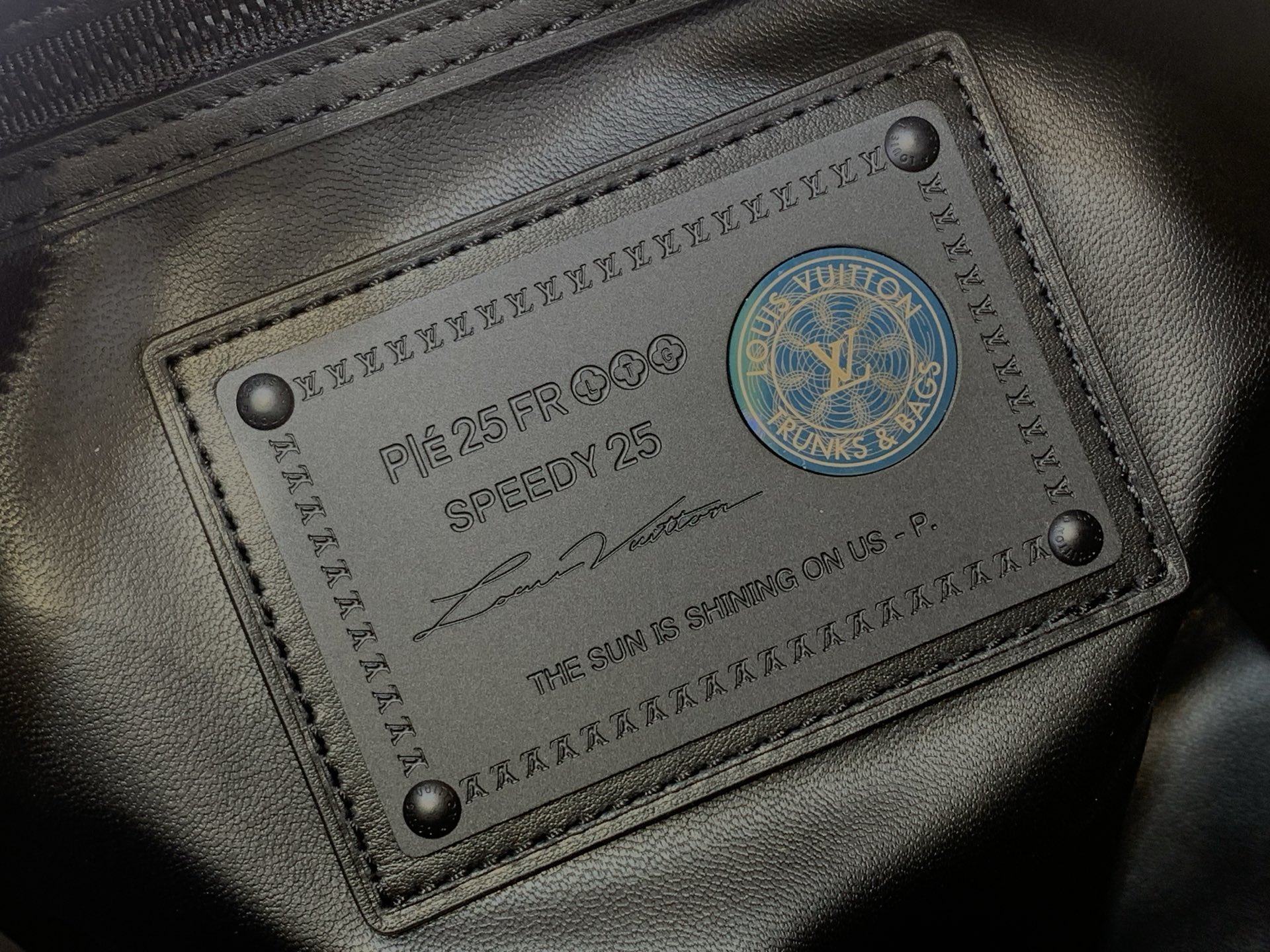 Louis Vuitton Basic Bag Cow Leather Black M-l-s