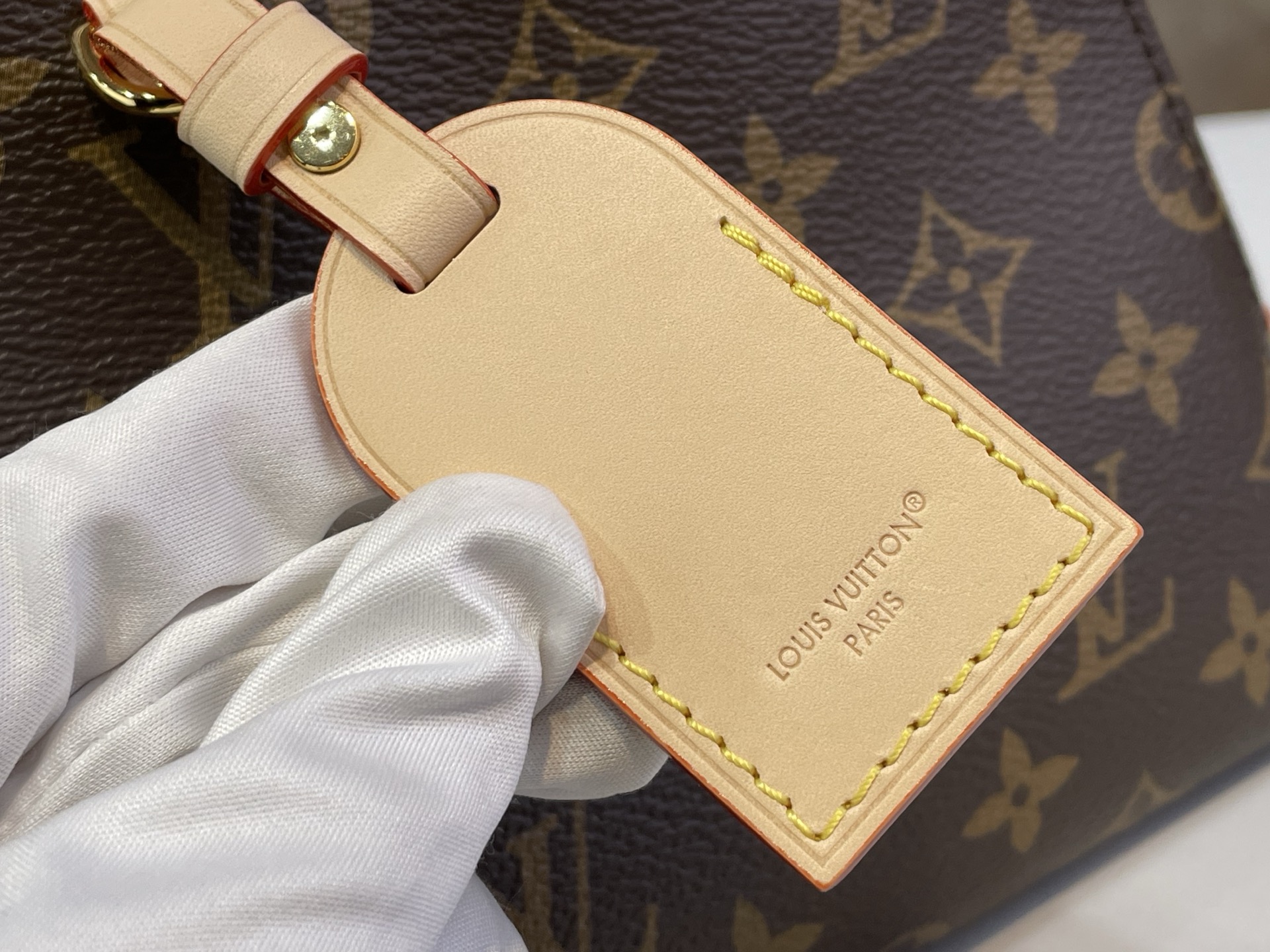 Clutch Bag Canvas Gold M
