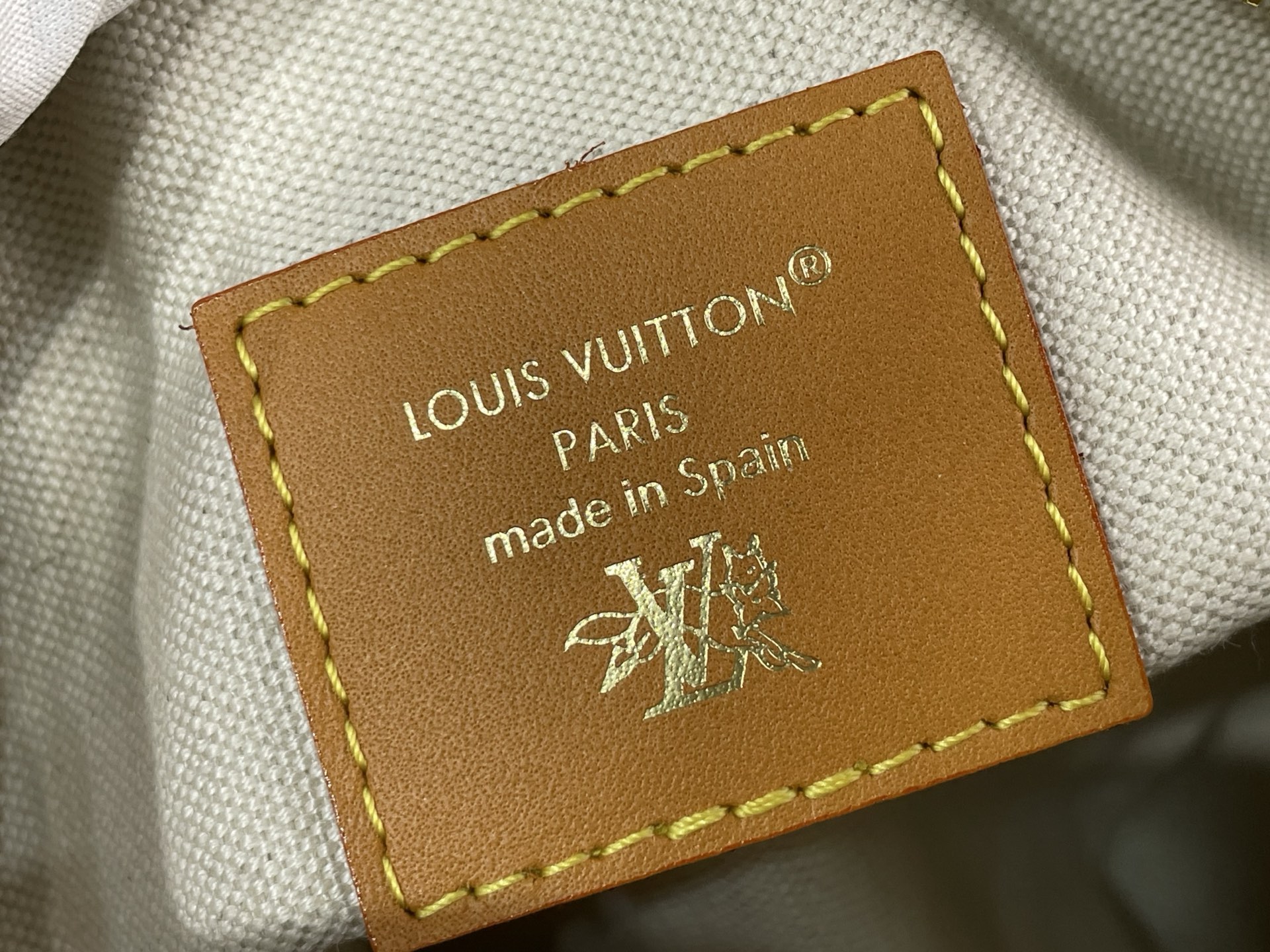 Louis Vuitton Basic Bag Cow Leather Brown M-s