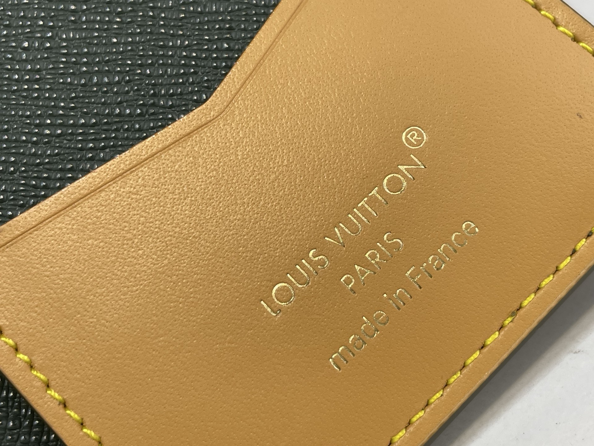 Louis Vuitton Basic Bag Cow Leather Green M-l-s