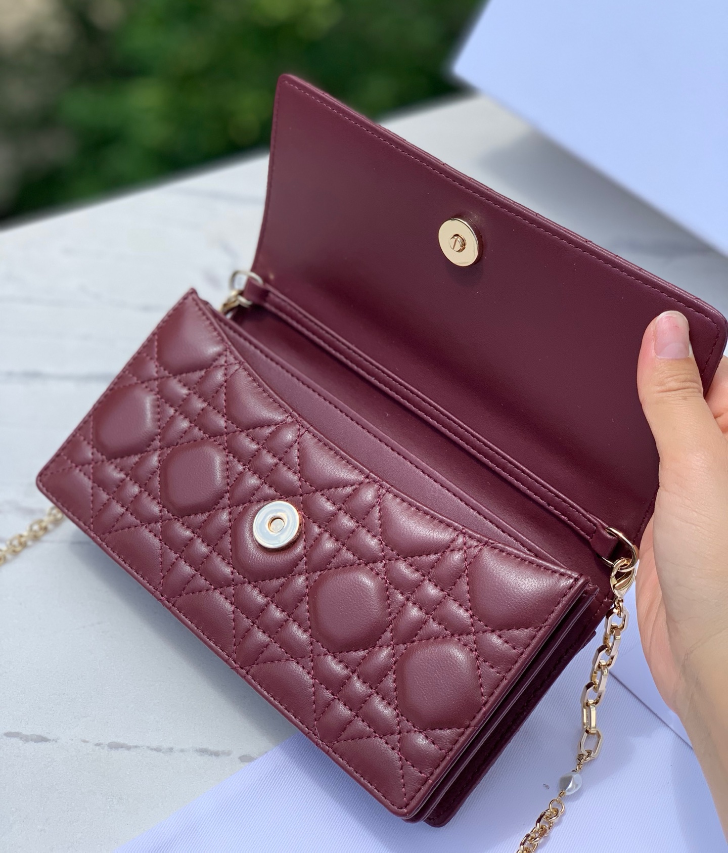 Dior Female Basic Bag Sheepskin M-l