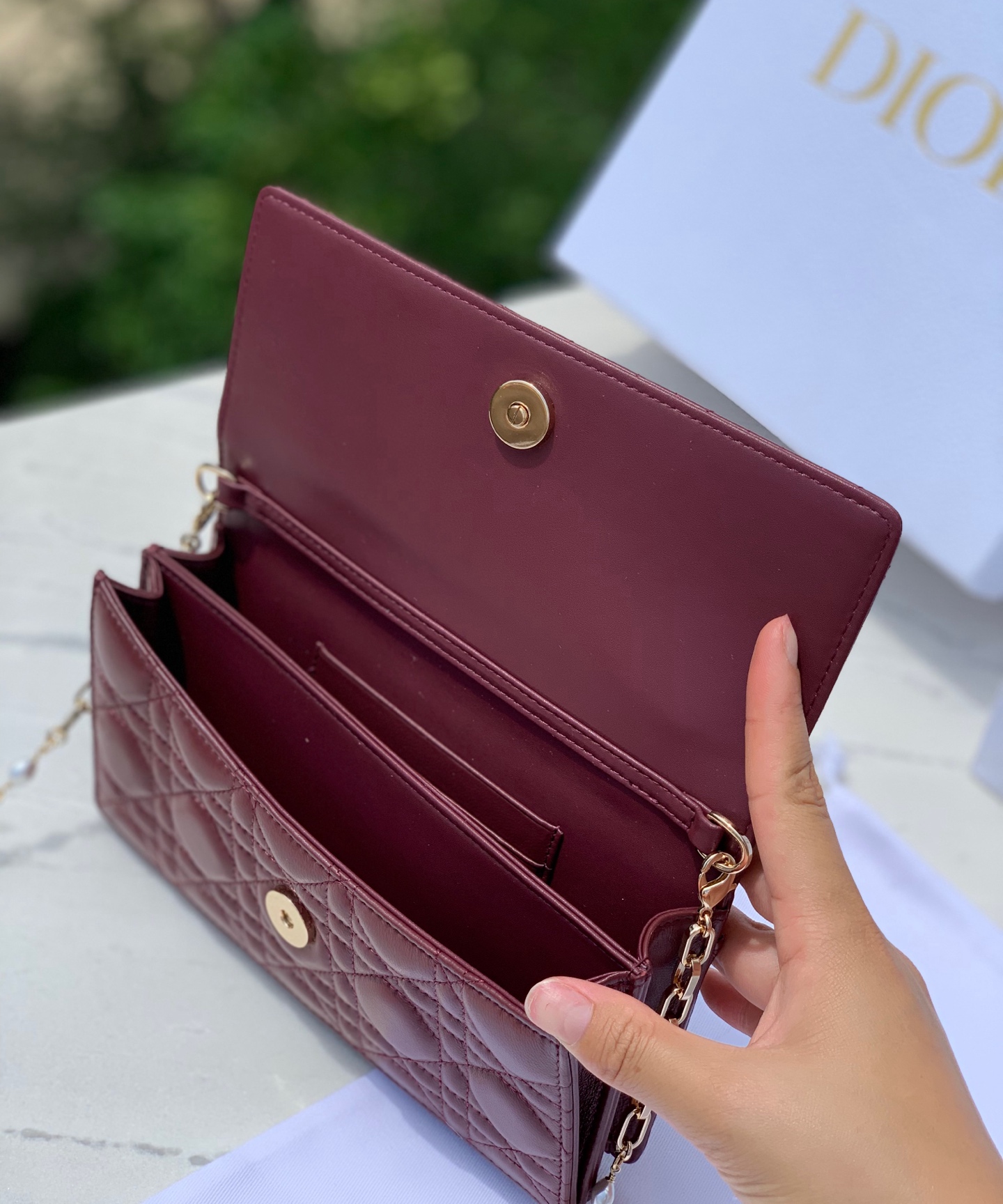 Dior Female Basic Bag Sheepskin M-l