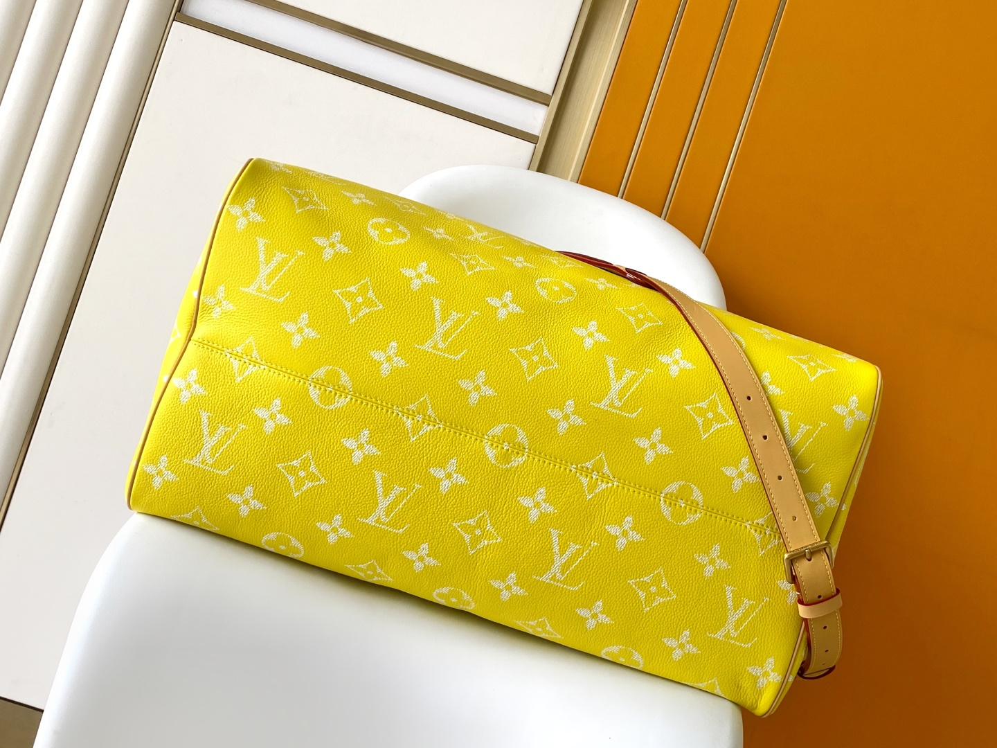 Louis Vuitton Basic Bag Cow Leather Red M-l-s