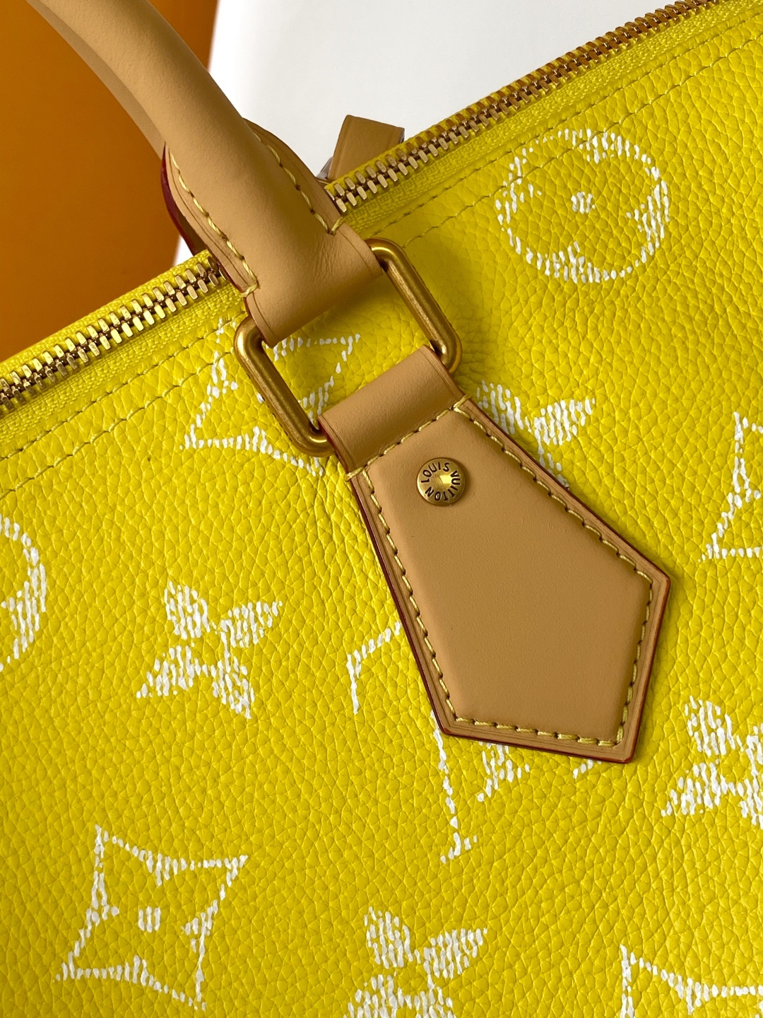 Louis Vuitton Basic Bag Cow Leather Red M-l-s