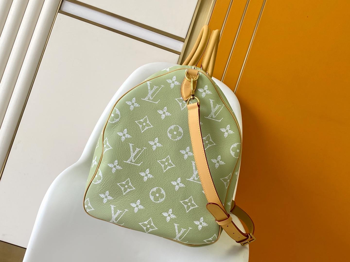 Louis Vuitton Basic Bag Cow Leather Red M-l-s