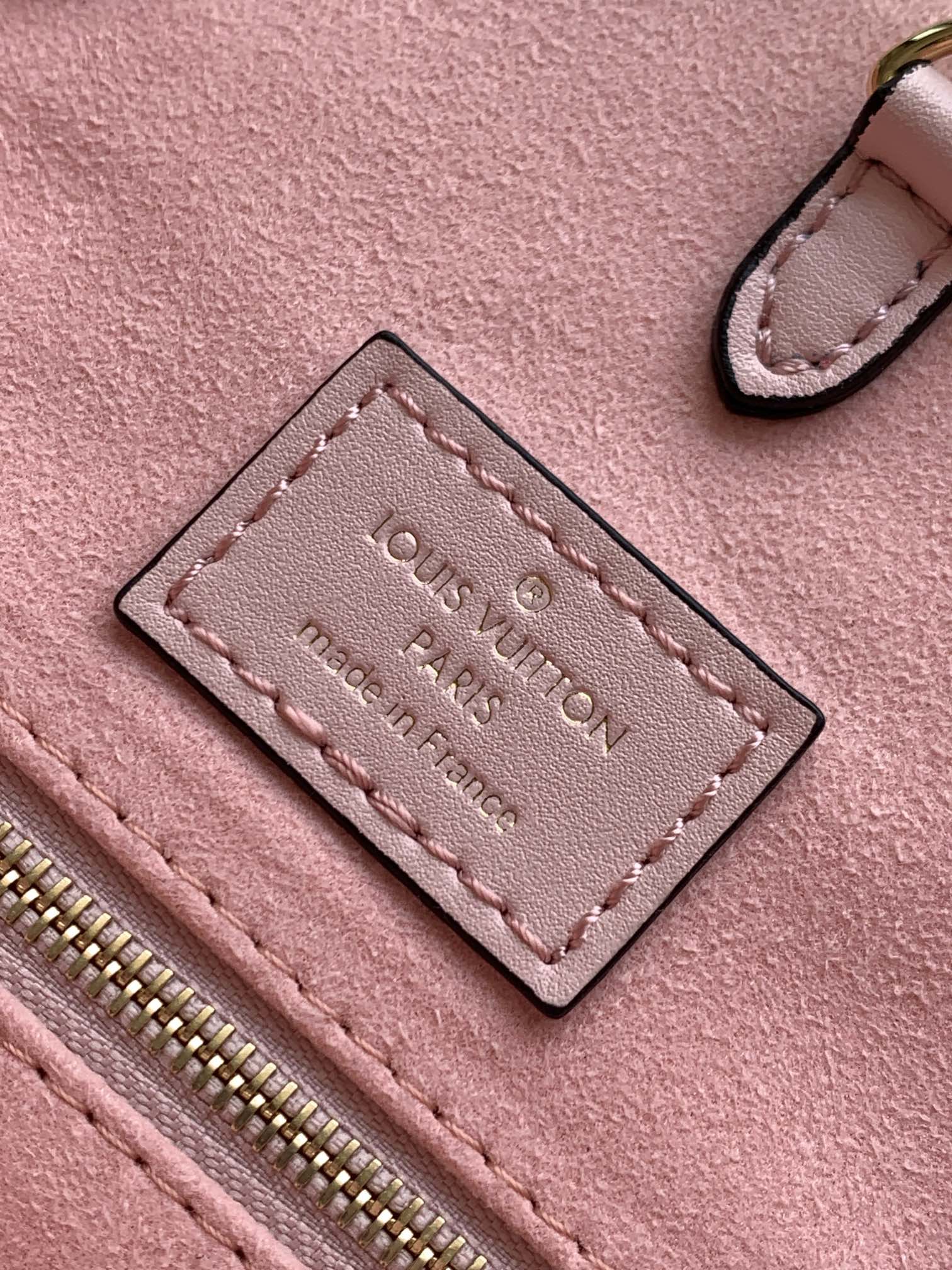 Louis Vuitton Tote Bag Cow Leather Blue M