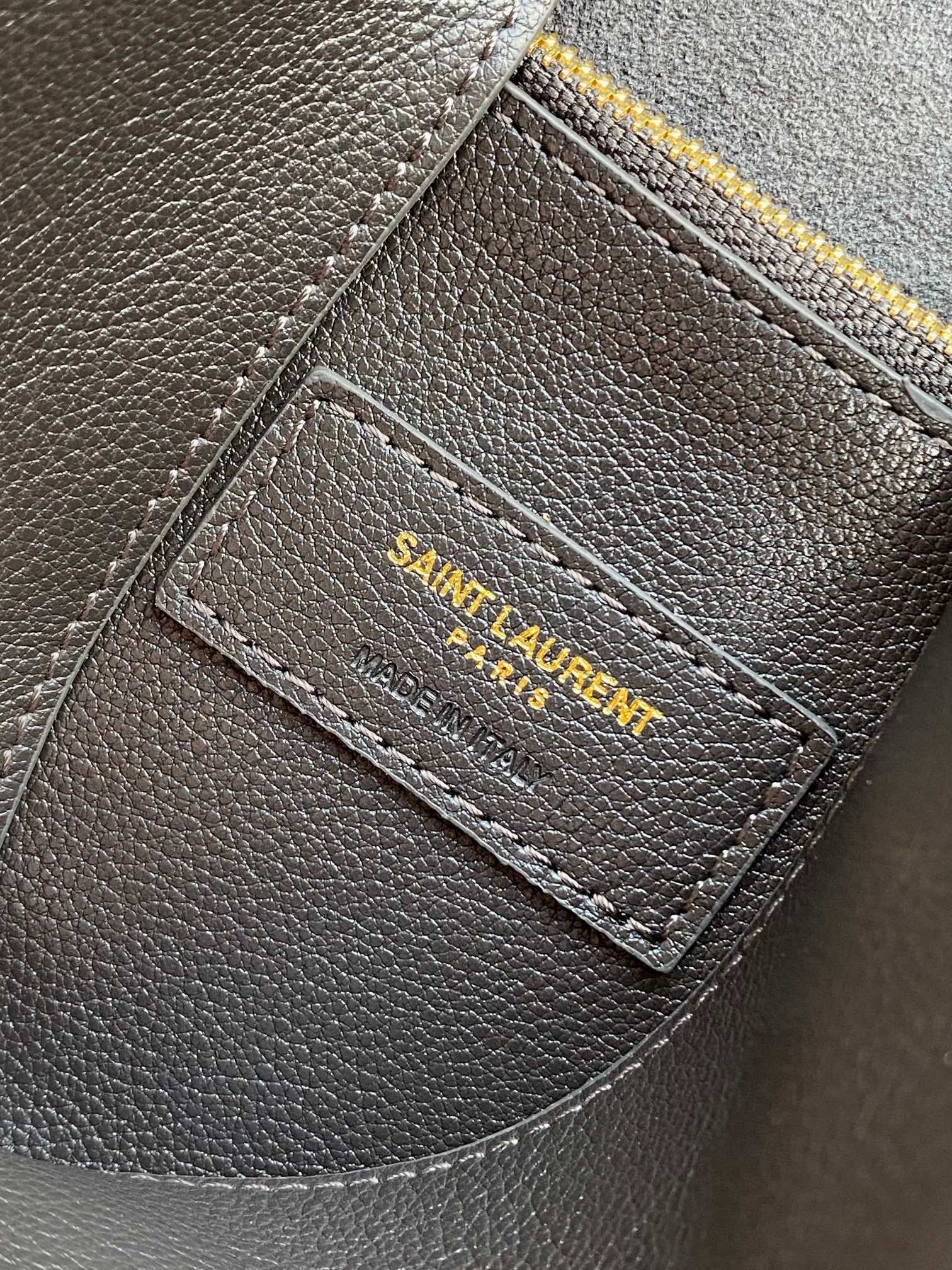 Ysl Basic Bag Cow Leather 13cm-l-s