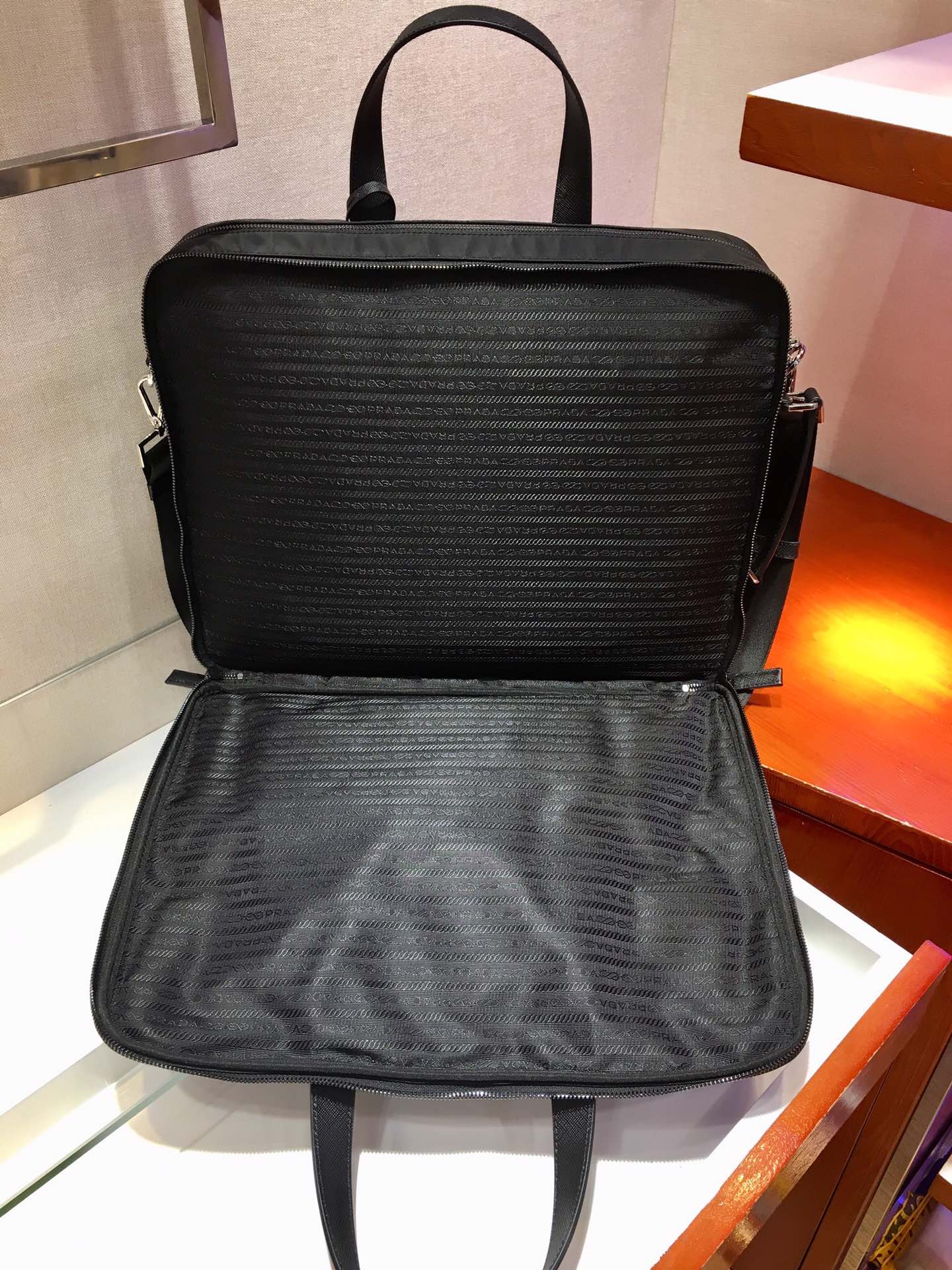 Prada Shoulder Bag Cow Leather S