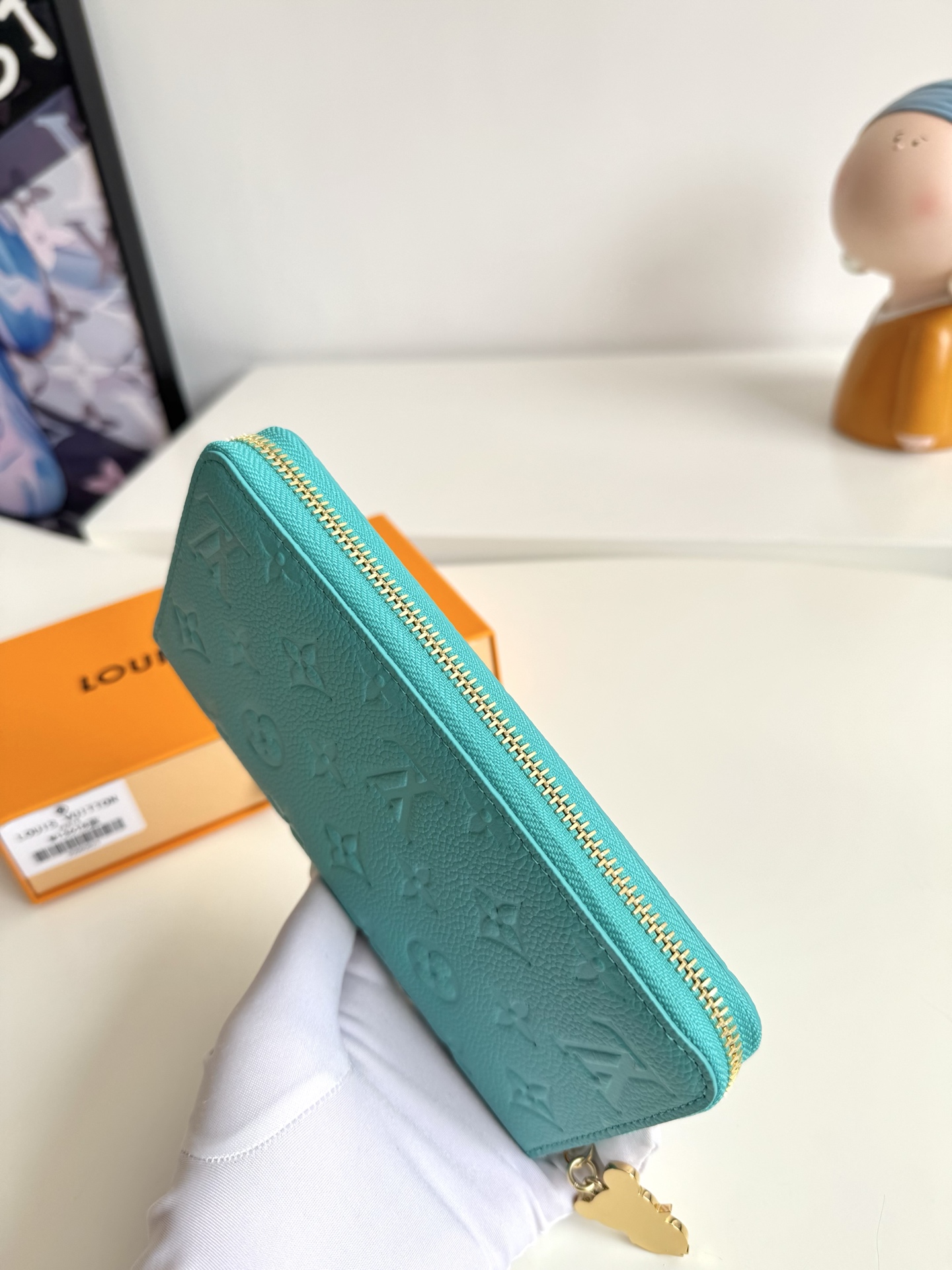 Louis Vuitton Clutch Bag Blue M