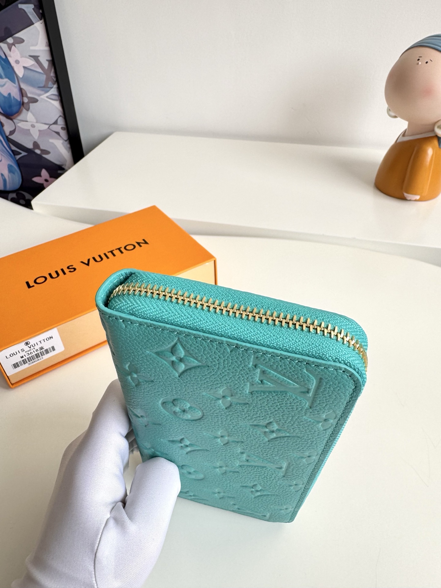 Louis Vuitton Clutch Bag Blue M