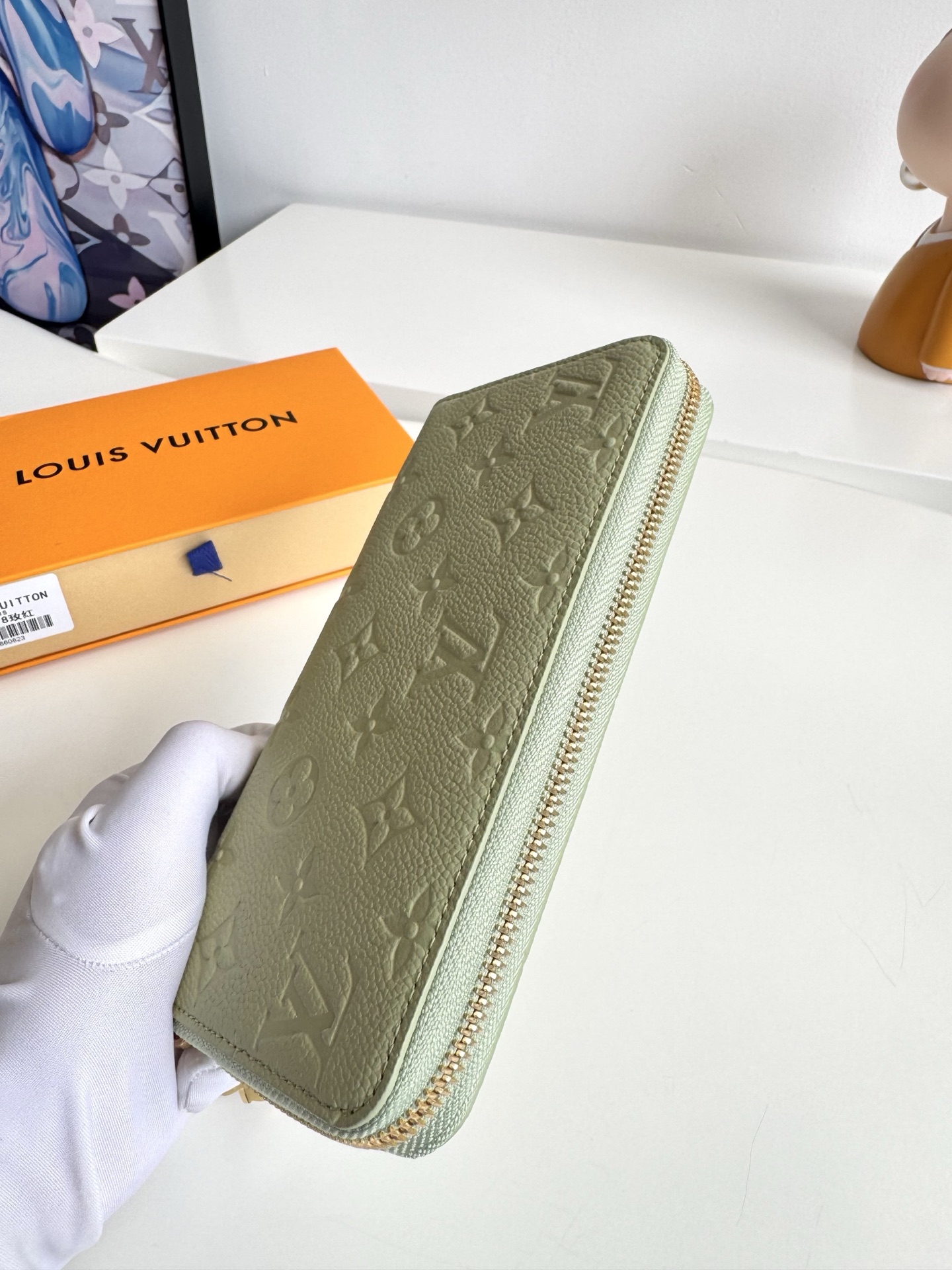 Louis Vuitton Clutch Bag Green M
