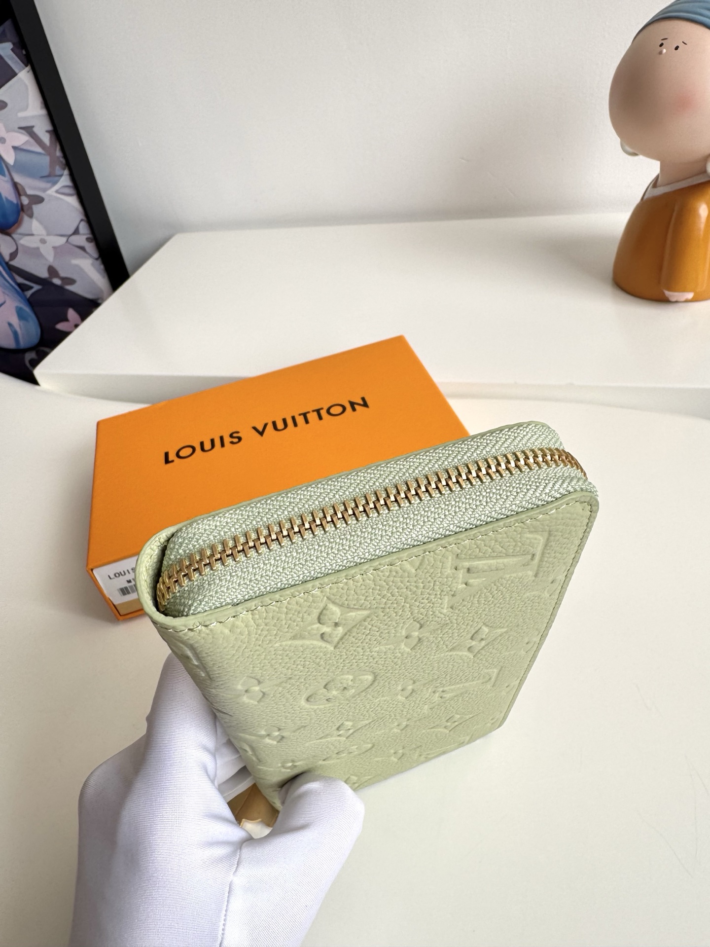 Louis Vuitton Clutch Bag Green M