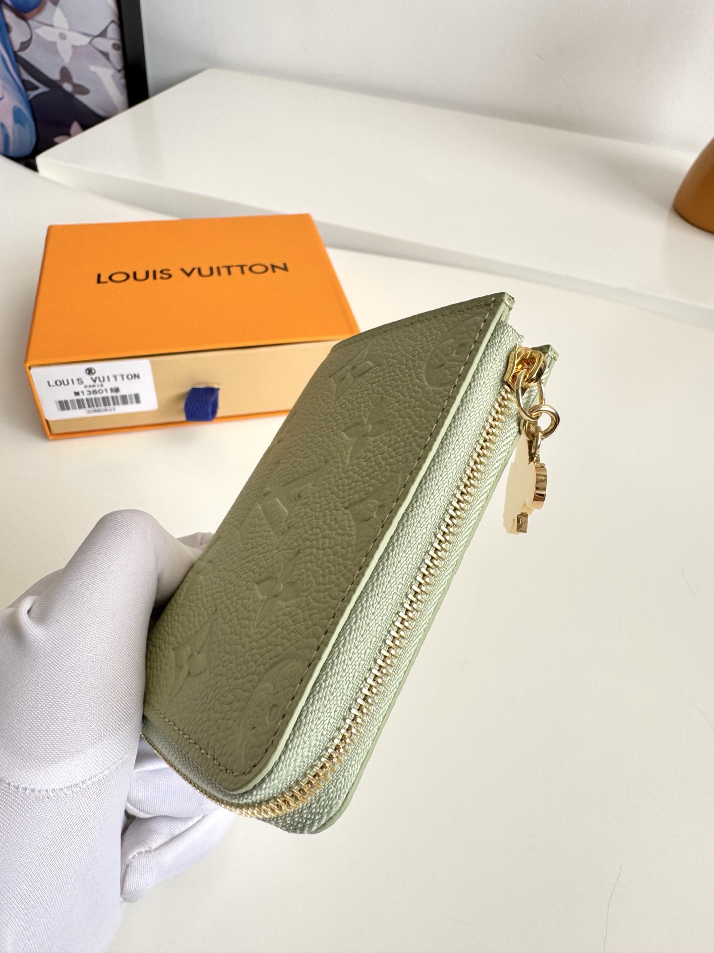 Louis Vuitton Basic Bag Cow Leather Green M-l