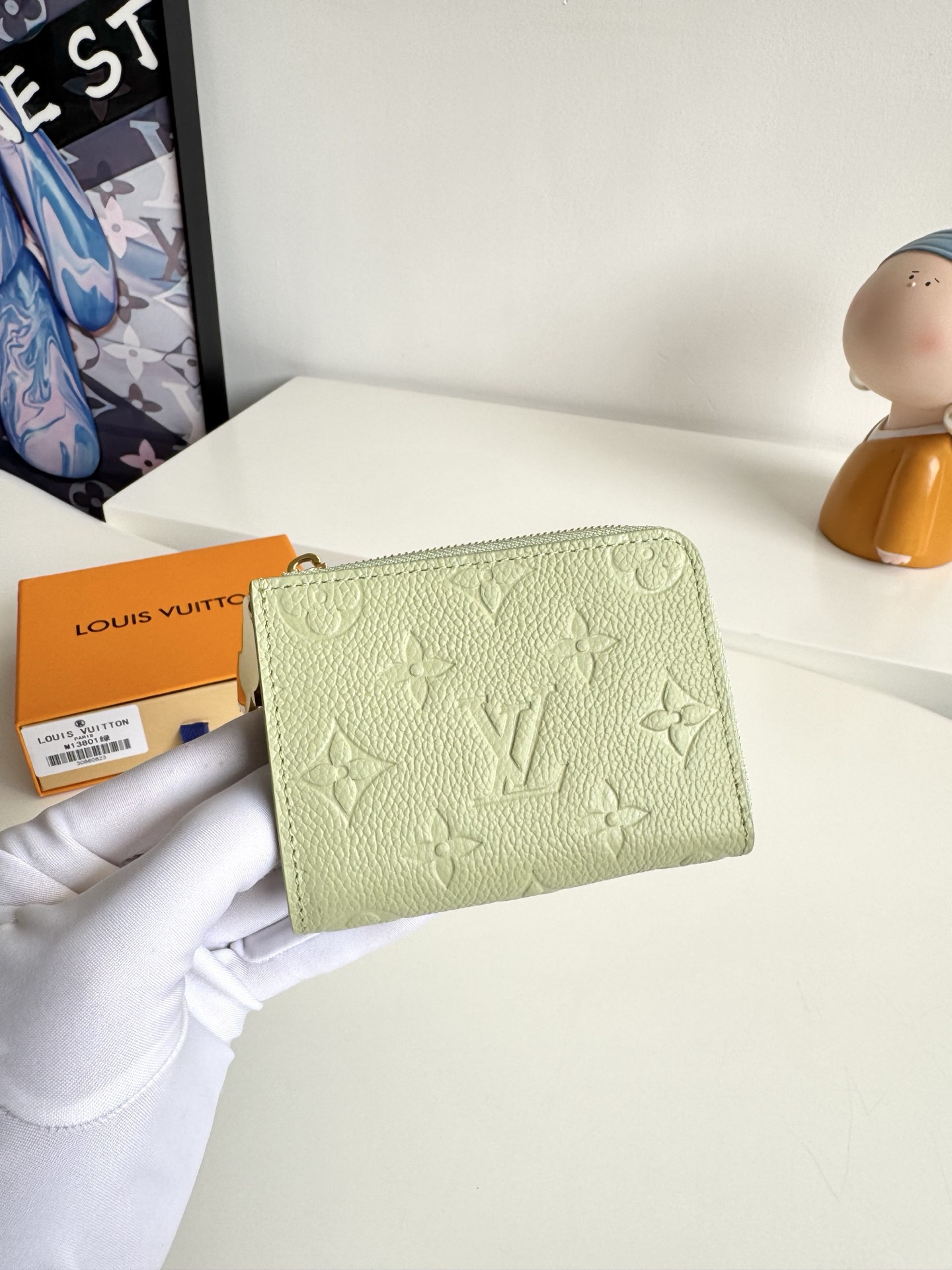 Louis Vuitton Basic Bag Cow Leather Green M-l