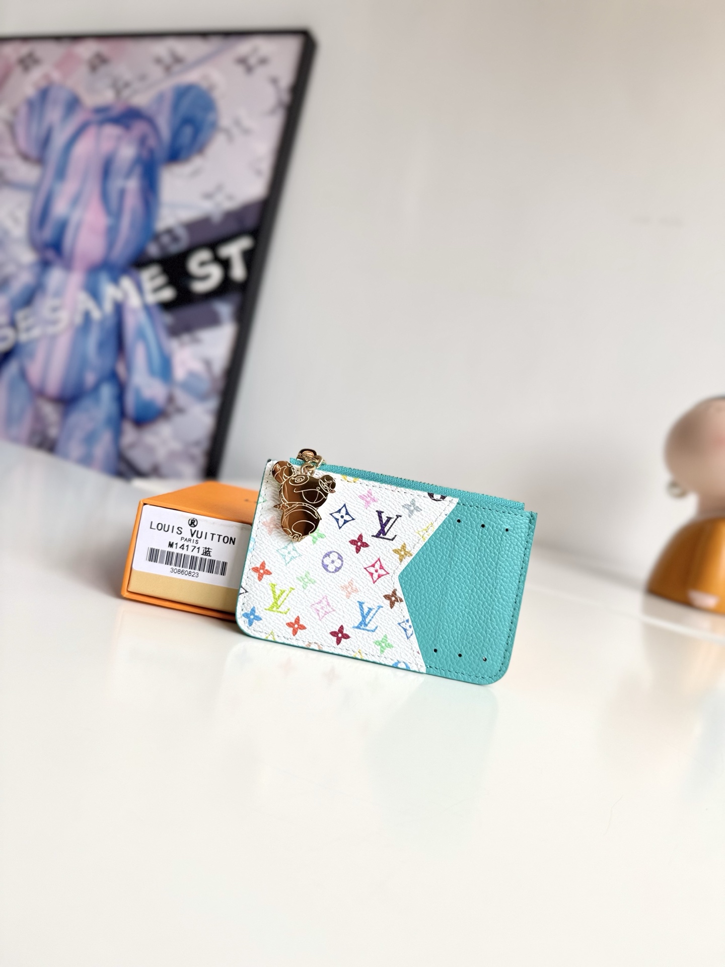 Louis Vuitton Basic Bag Canvas Blue M