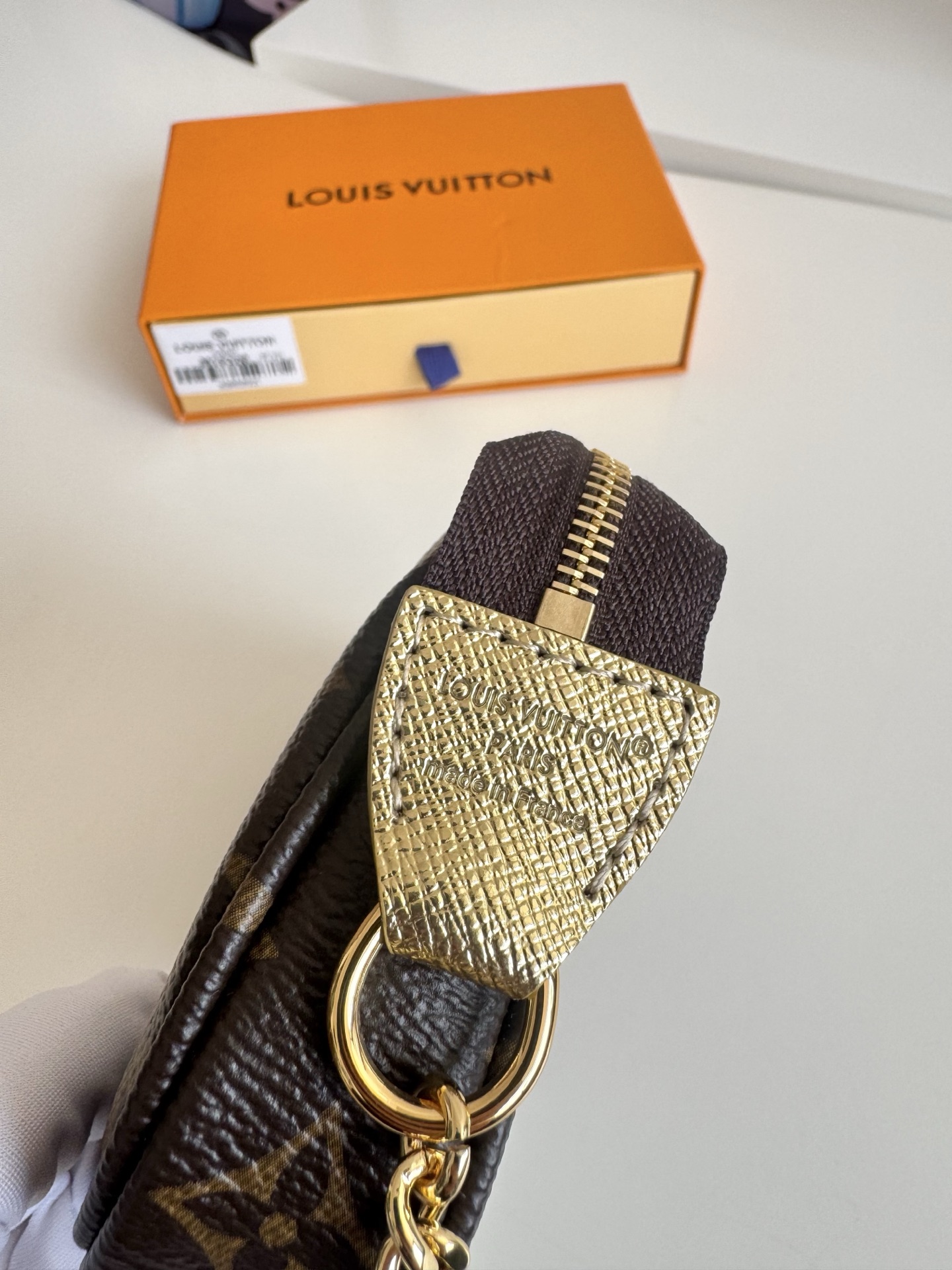 Louis Vuitton Clutch Bag Cow Leather M-s