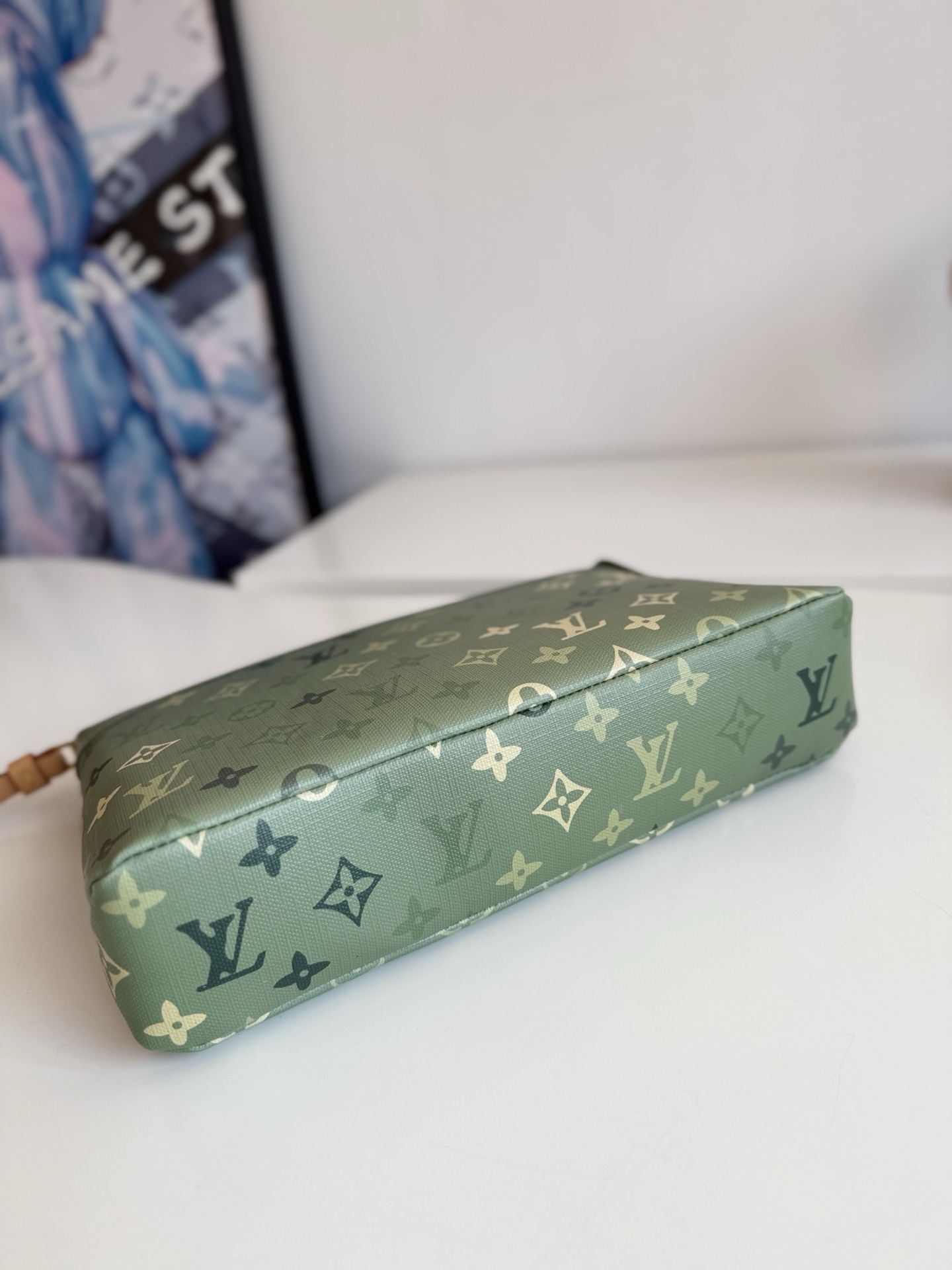 Louis Vuitton Clutch Bag Canvas M-l-s