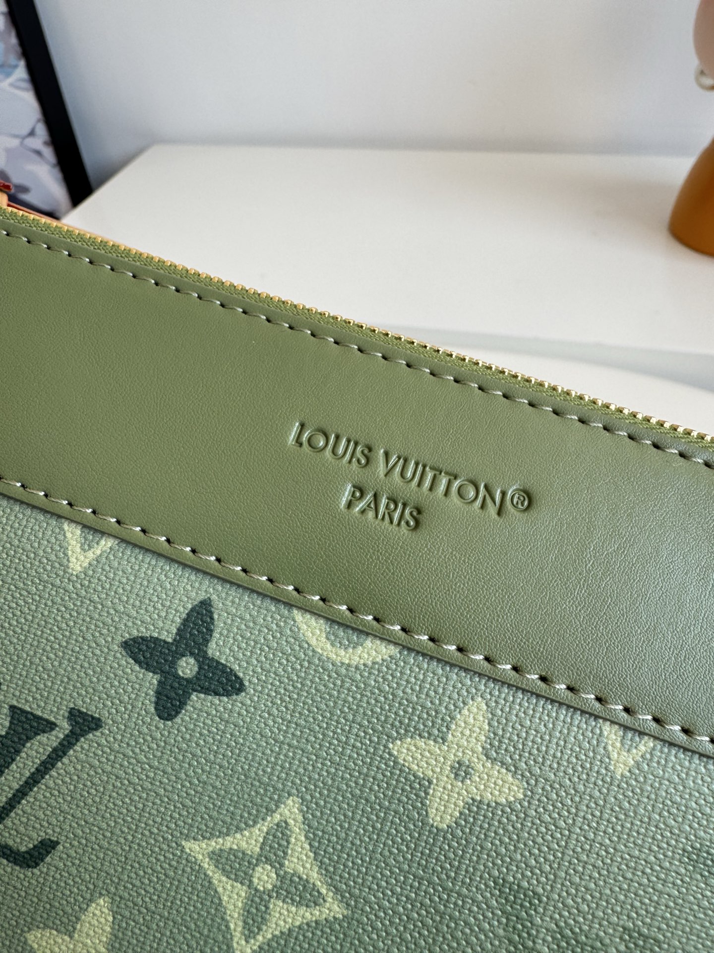 Louis Vuitton Clutch Bag Canvas M-l-s