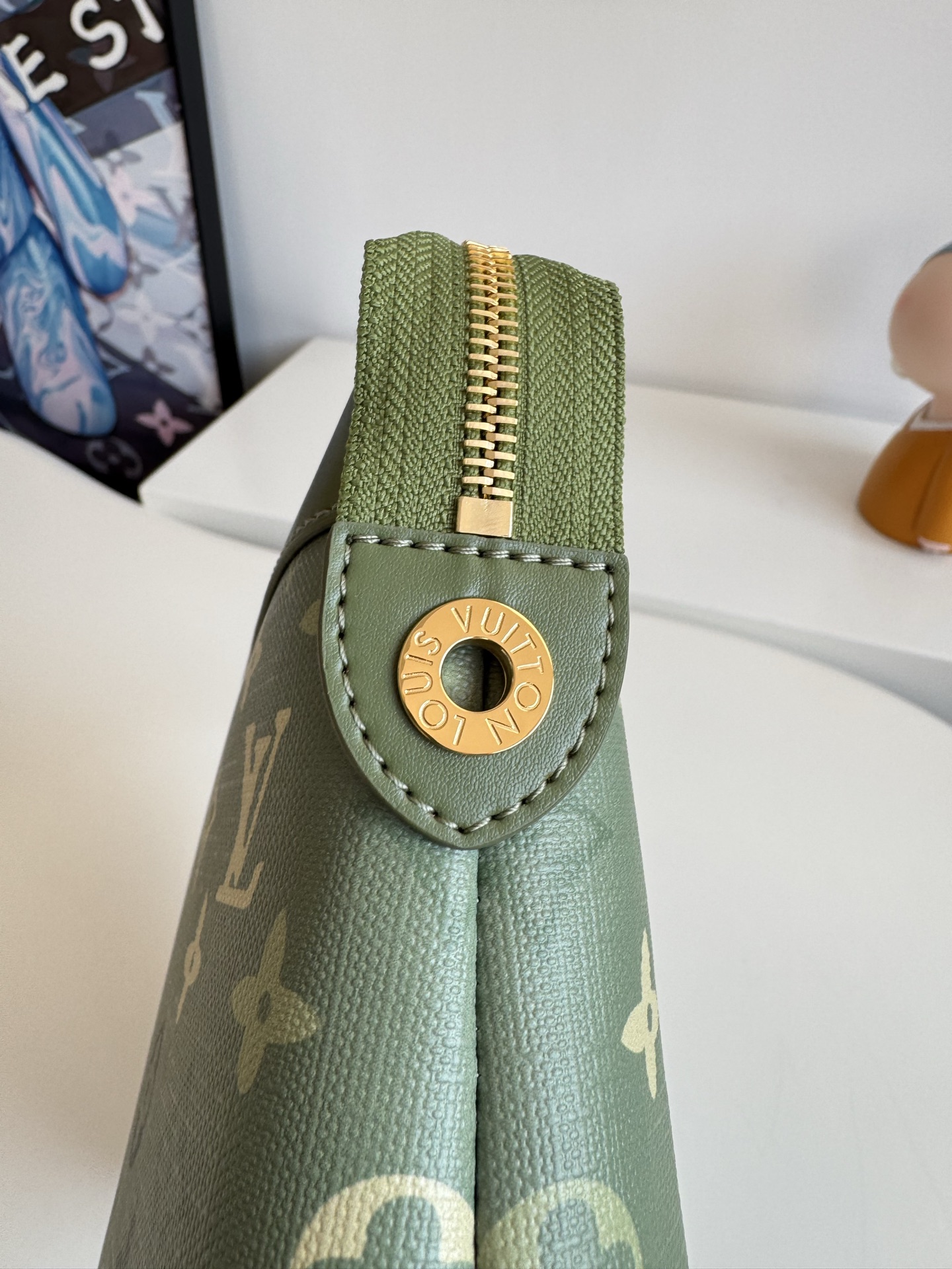 Louis Vuitton Clutch Bag Canvas M-l-s