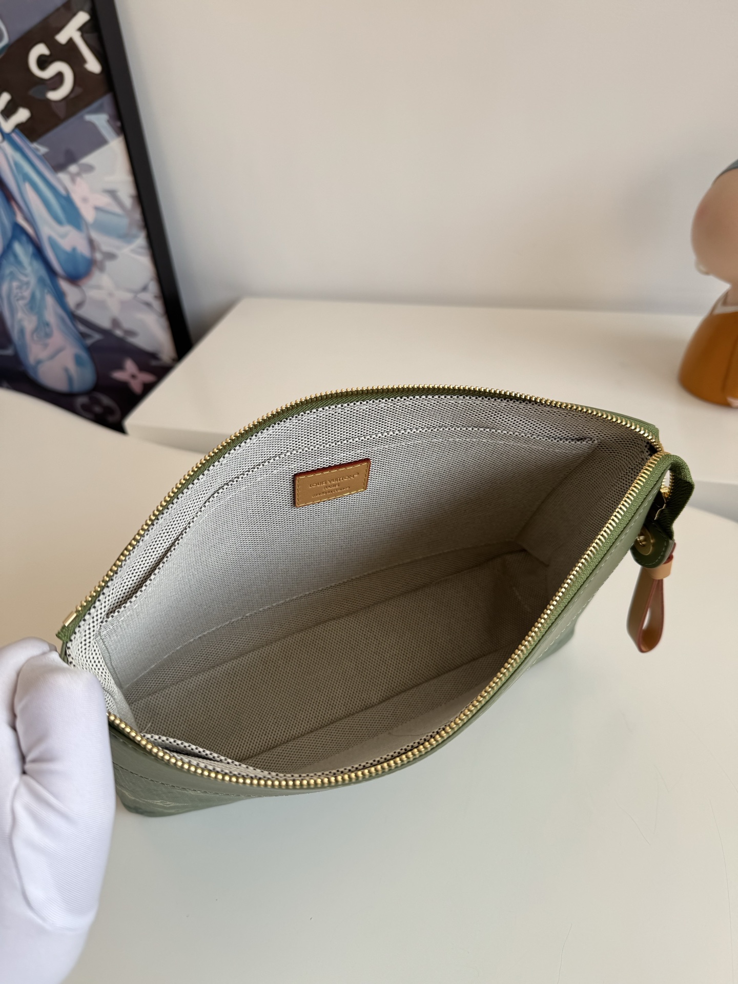 Louis Vuitton Clutch Bag Canvas M-l-s