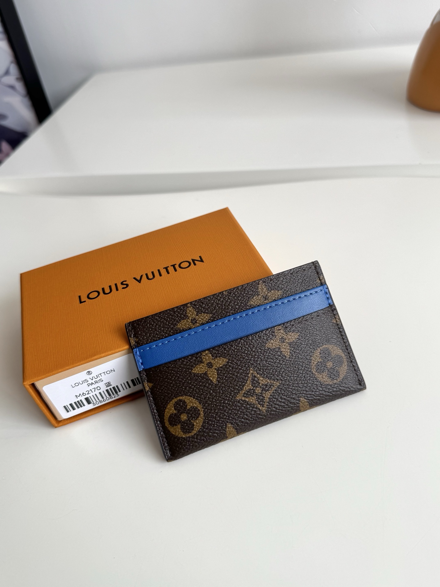 Louis Vuitton Basic Bag Canvas Blue M-l-s