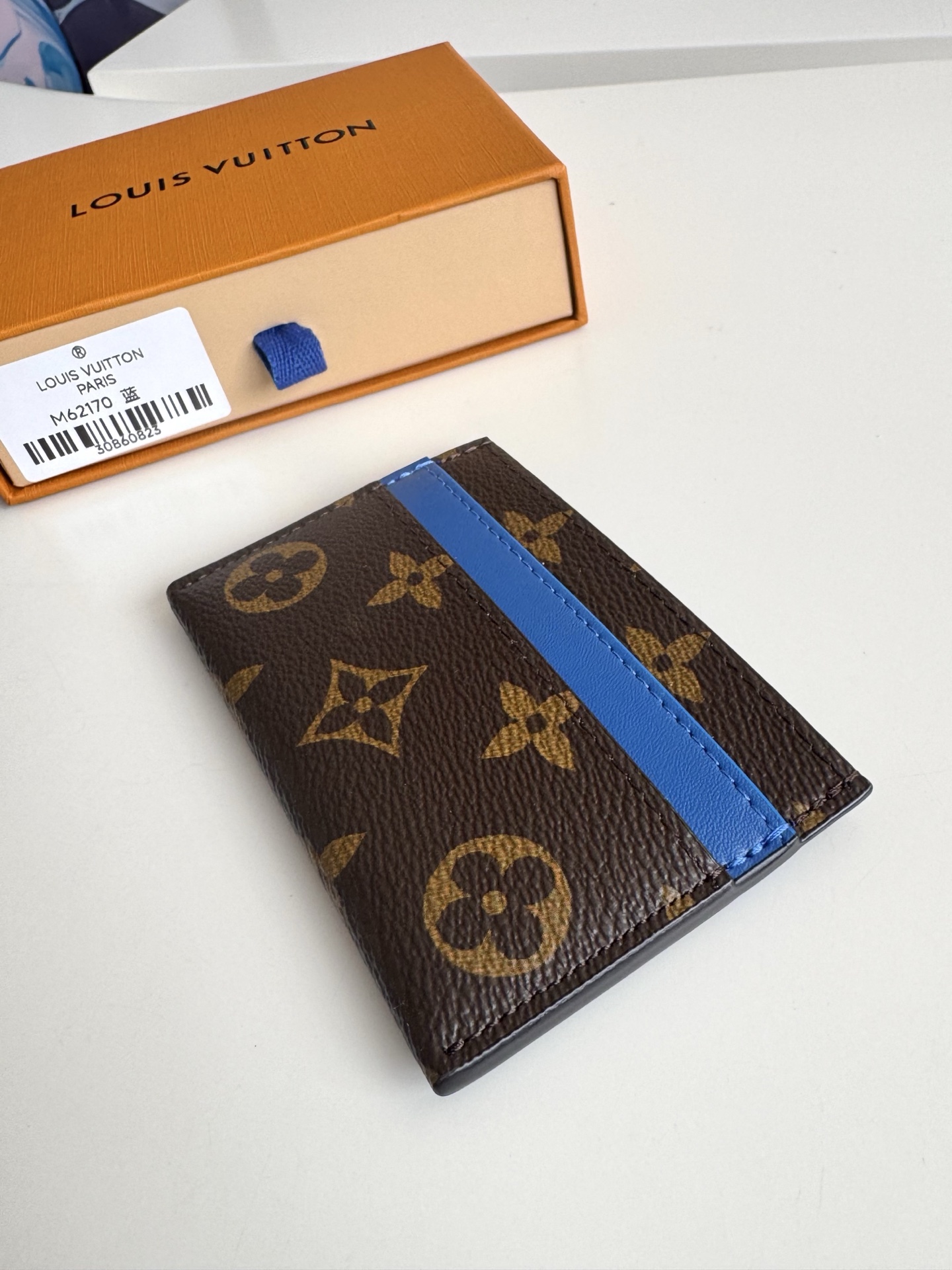 Louis Vuitton Basic Bag Canvas Blue M-l-s