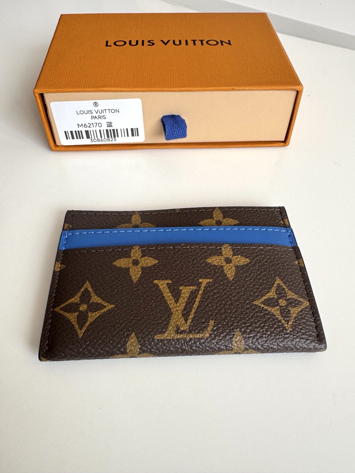 Louis Vuitton Basic Bag Canvas Blue M-l-s