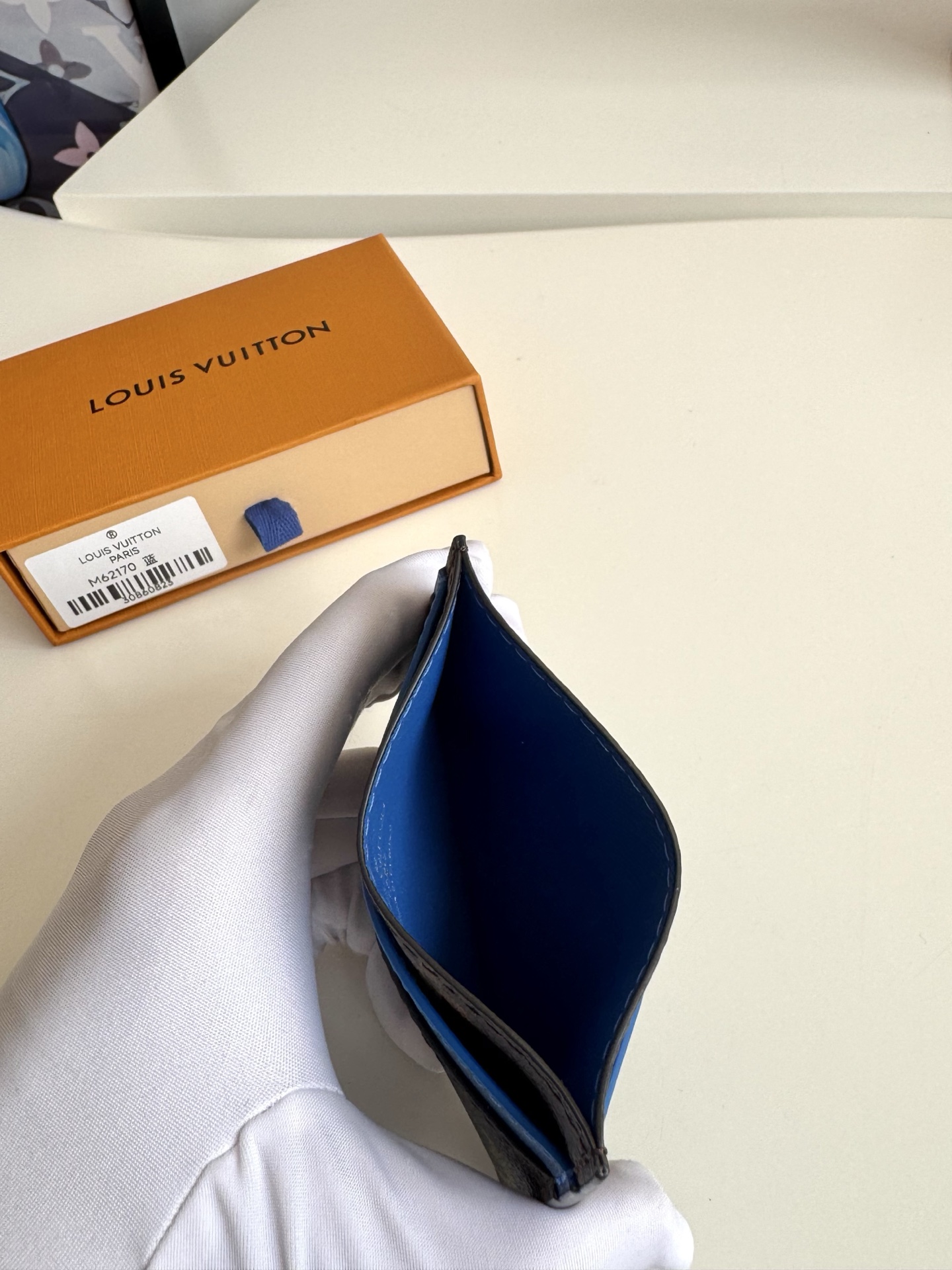 Louis Vuitton Basic Bag Canvas Blue M-l-s