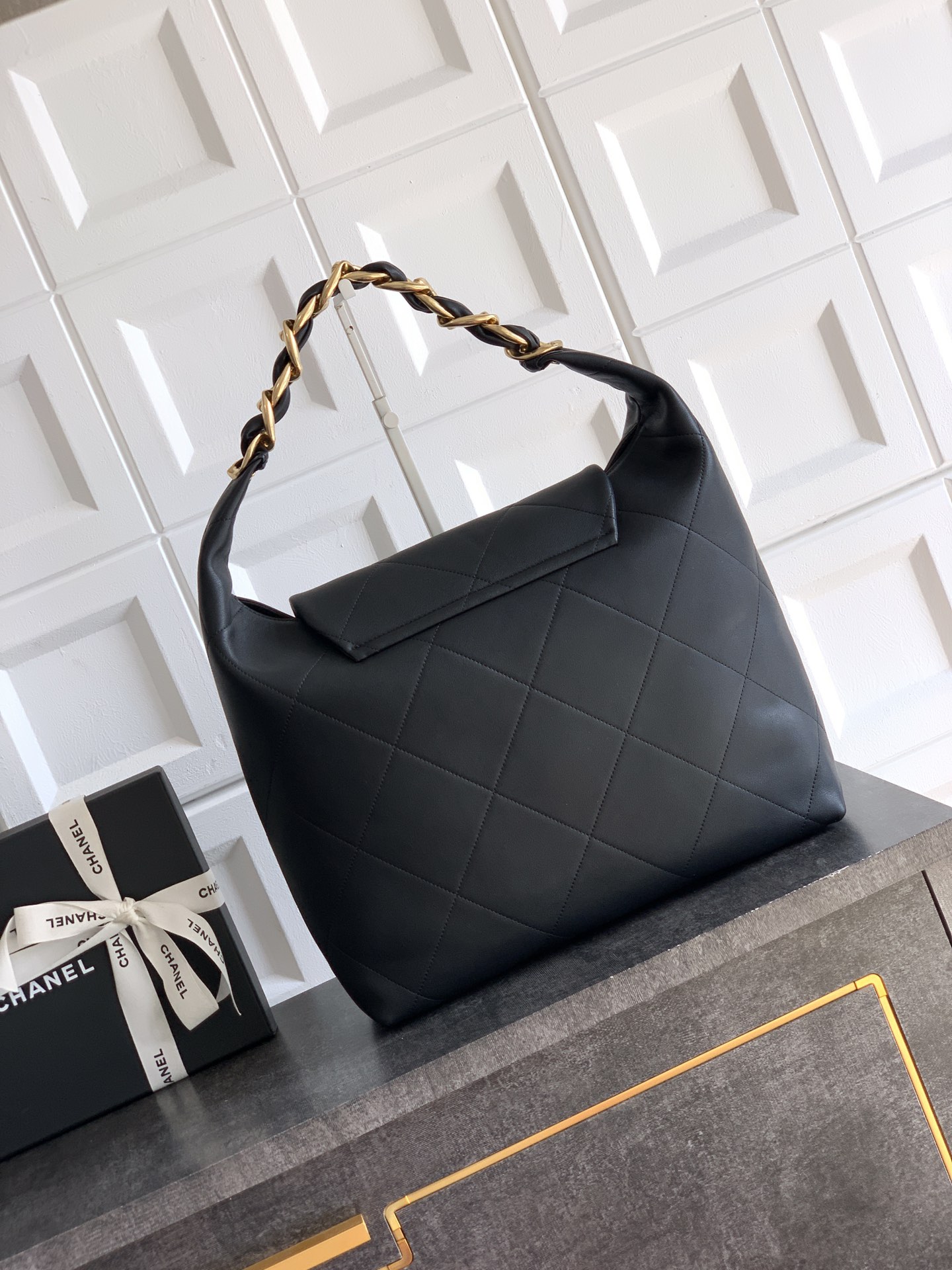 Chanel Basic Bag Cow Leather M-l