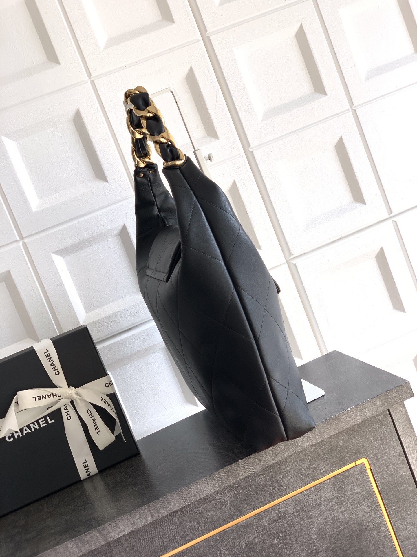 Chanel Basic Bag Cow Leather M-l