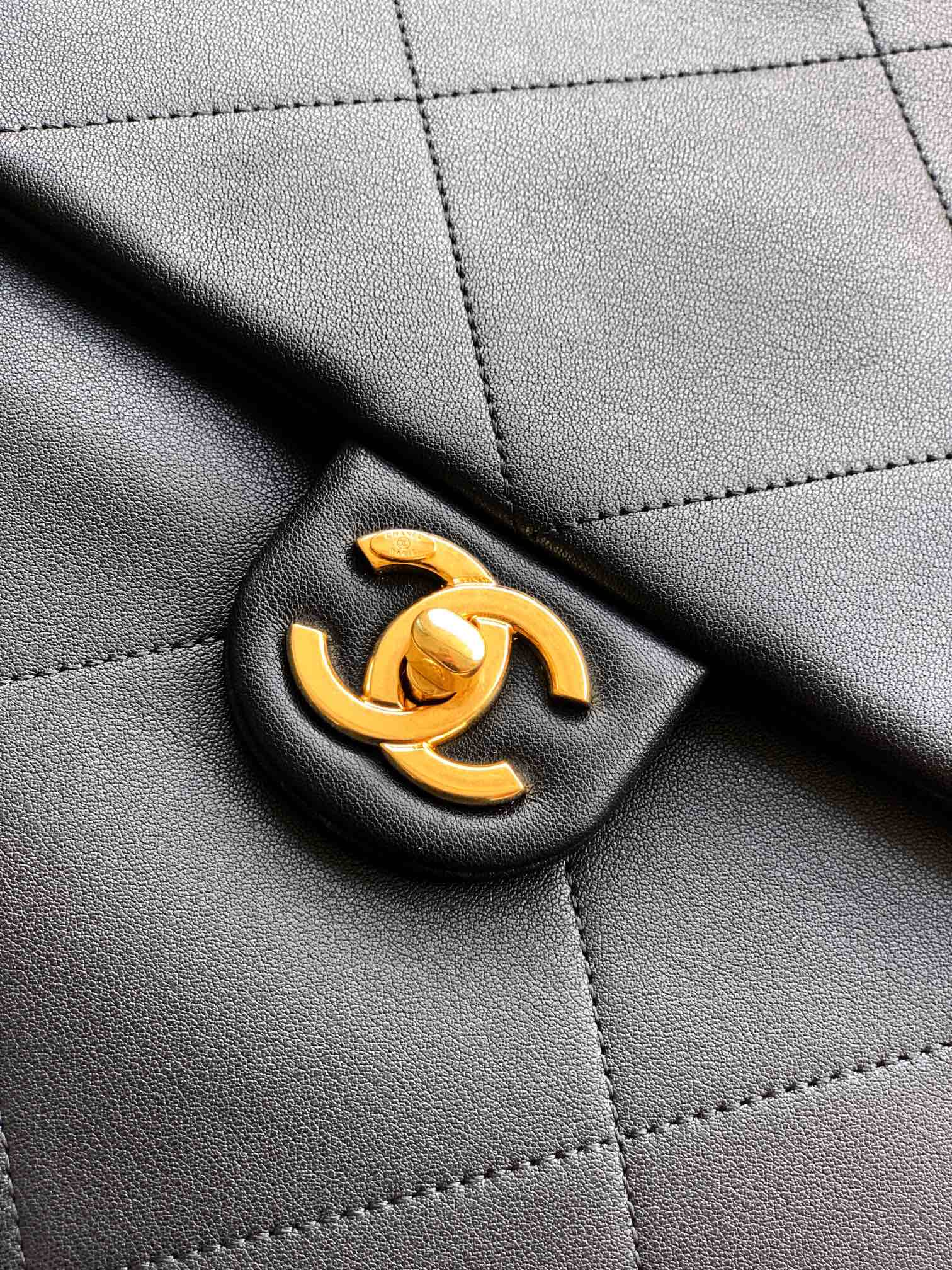 Chanel Basic Bag Cow Leather M-l