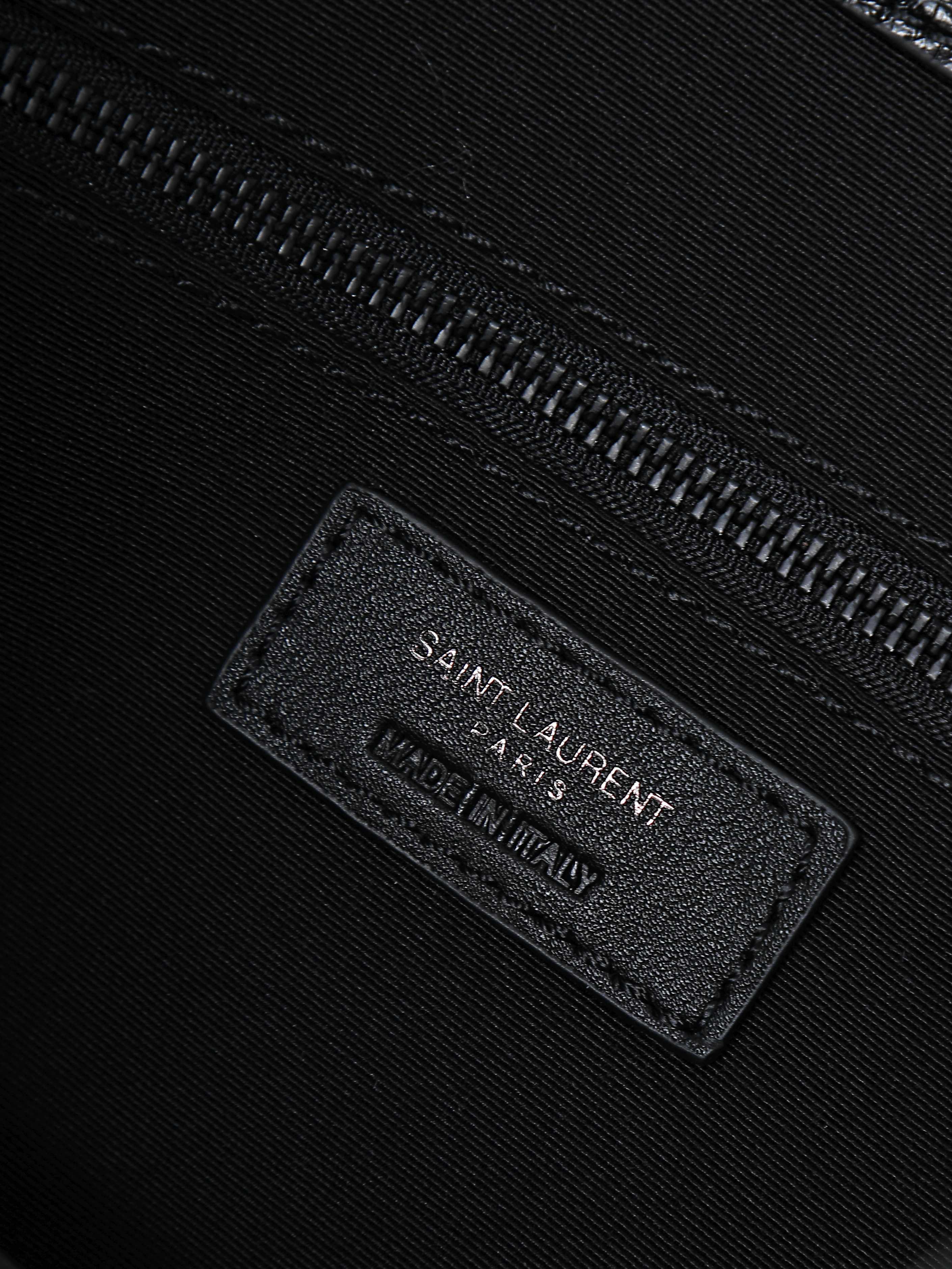 Tote Bag Cow Leather Black M-s