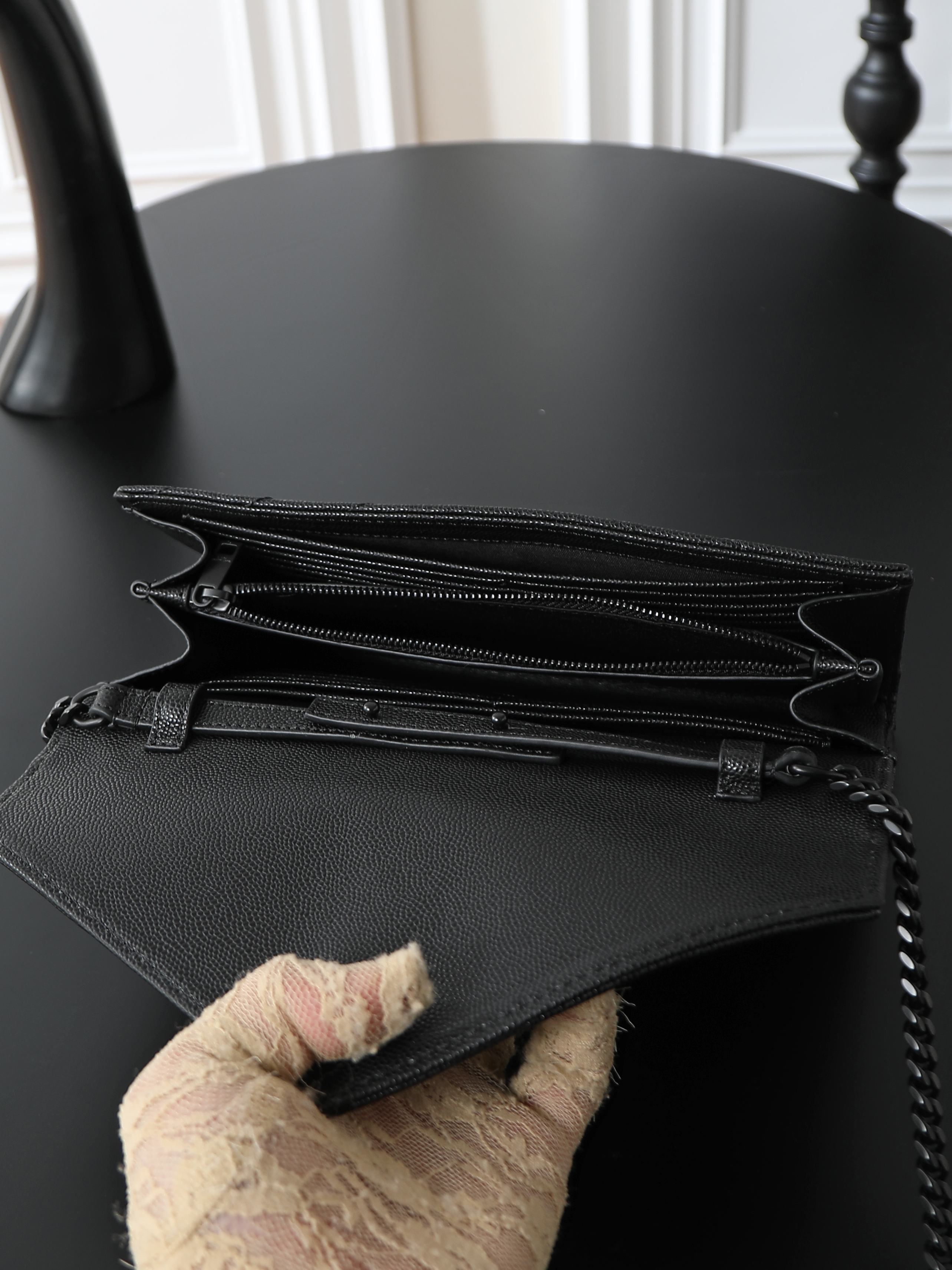 Louis Vuitton Basic Bag Cow Leather Black Large Capacity M-l