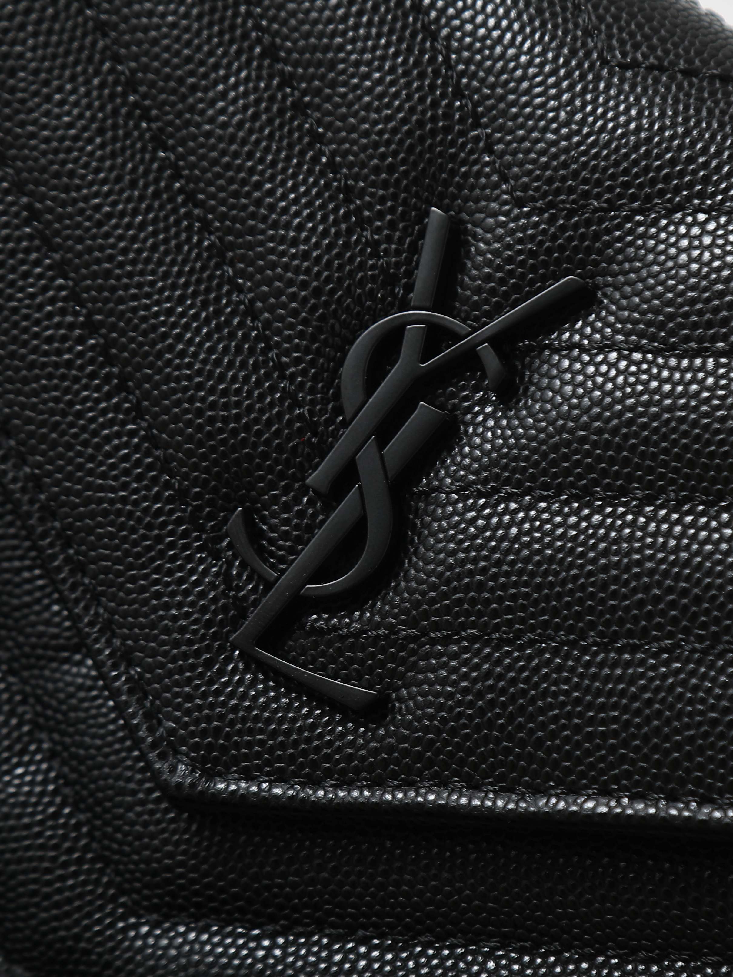 Clutch Bag Cow Leather Black M