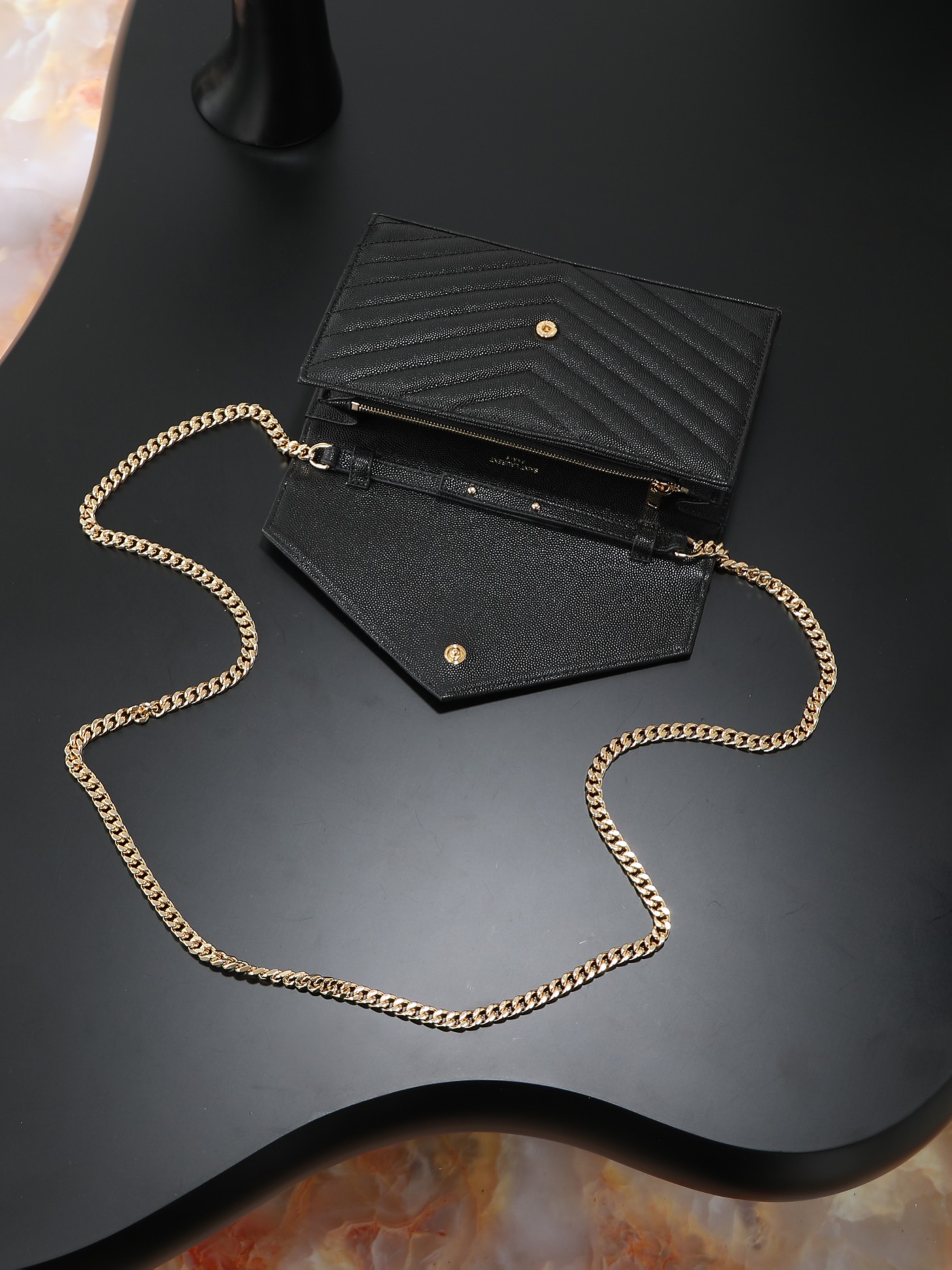 Louis Vuitton Basic Bag Cow Leather Black Large Capacity M-l