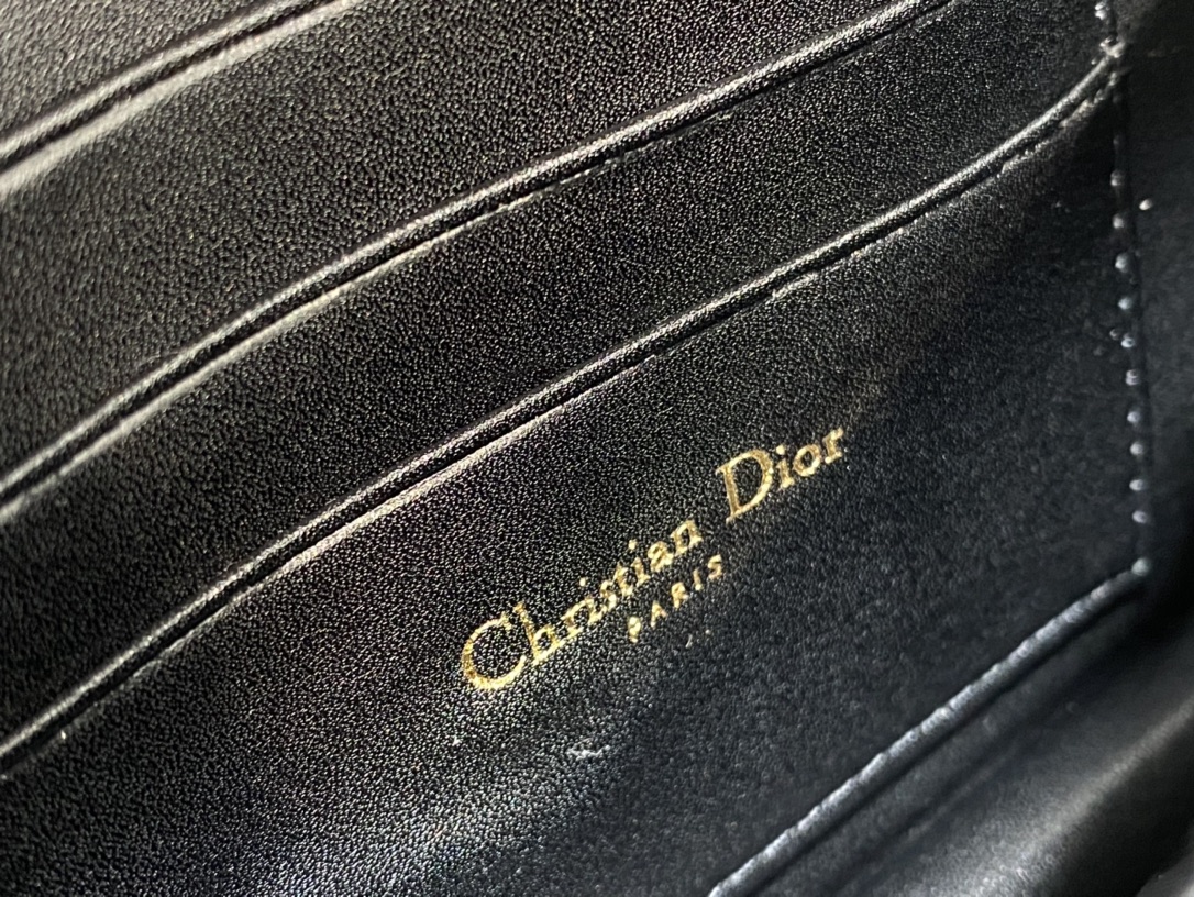 Clutch Bag Sheepskin Black M-s