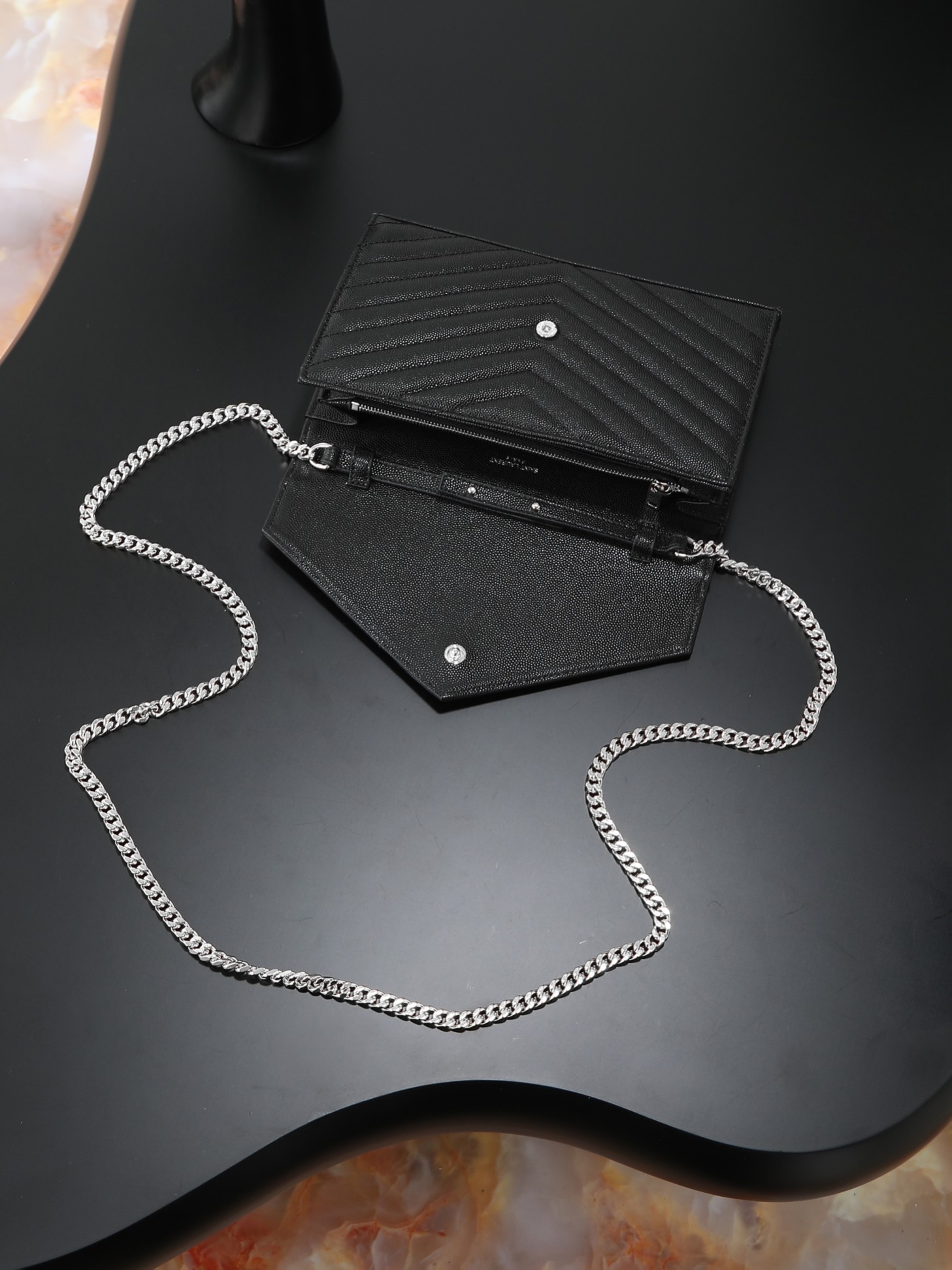 Louis Vuitton Basic Bag Cow Leather Black Large Capacity M-l