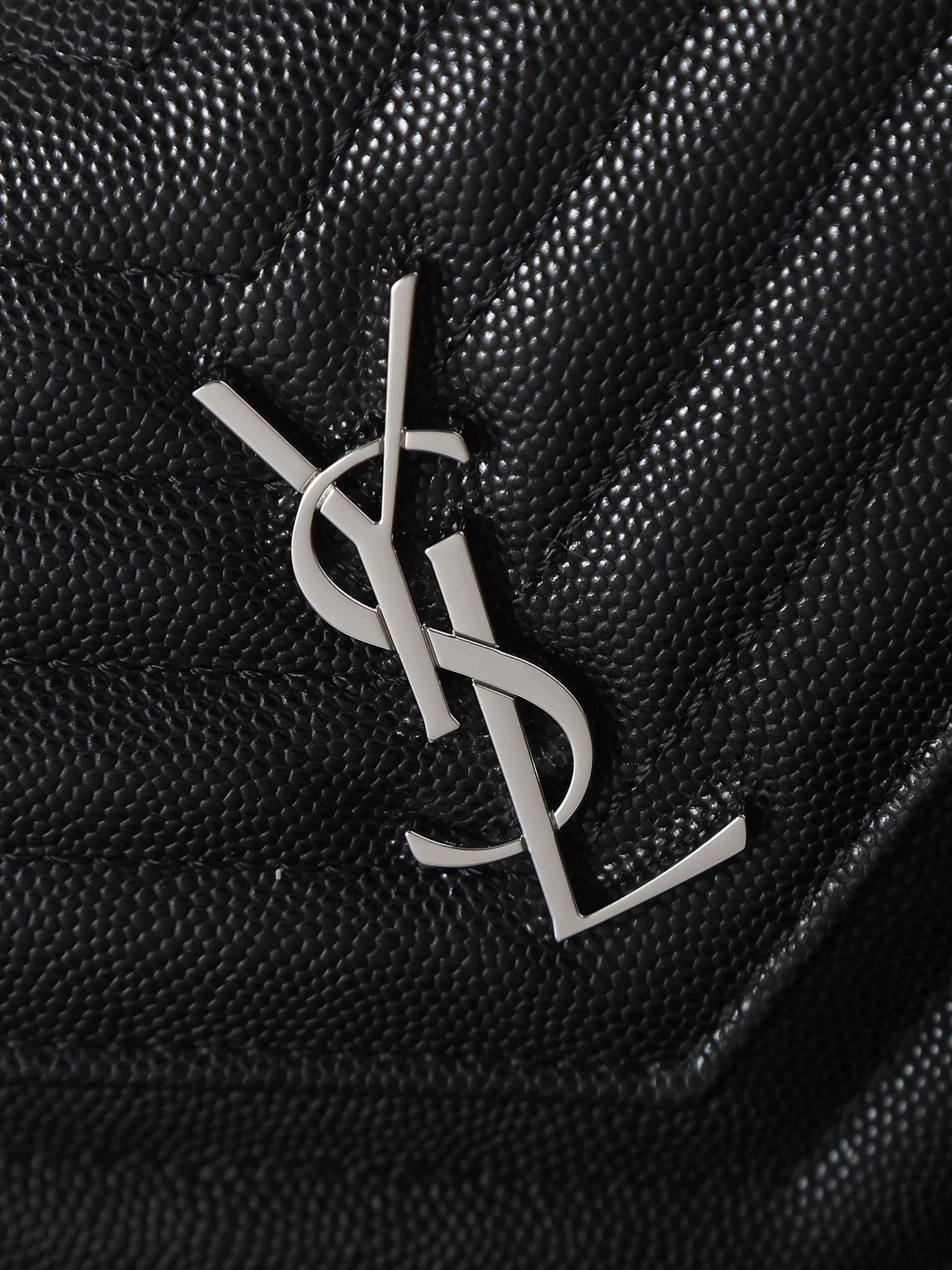Clutch Bag Cow Leather Black M
